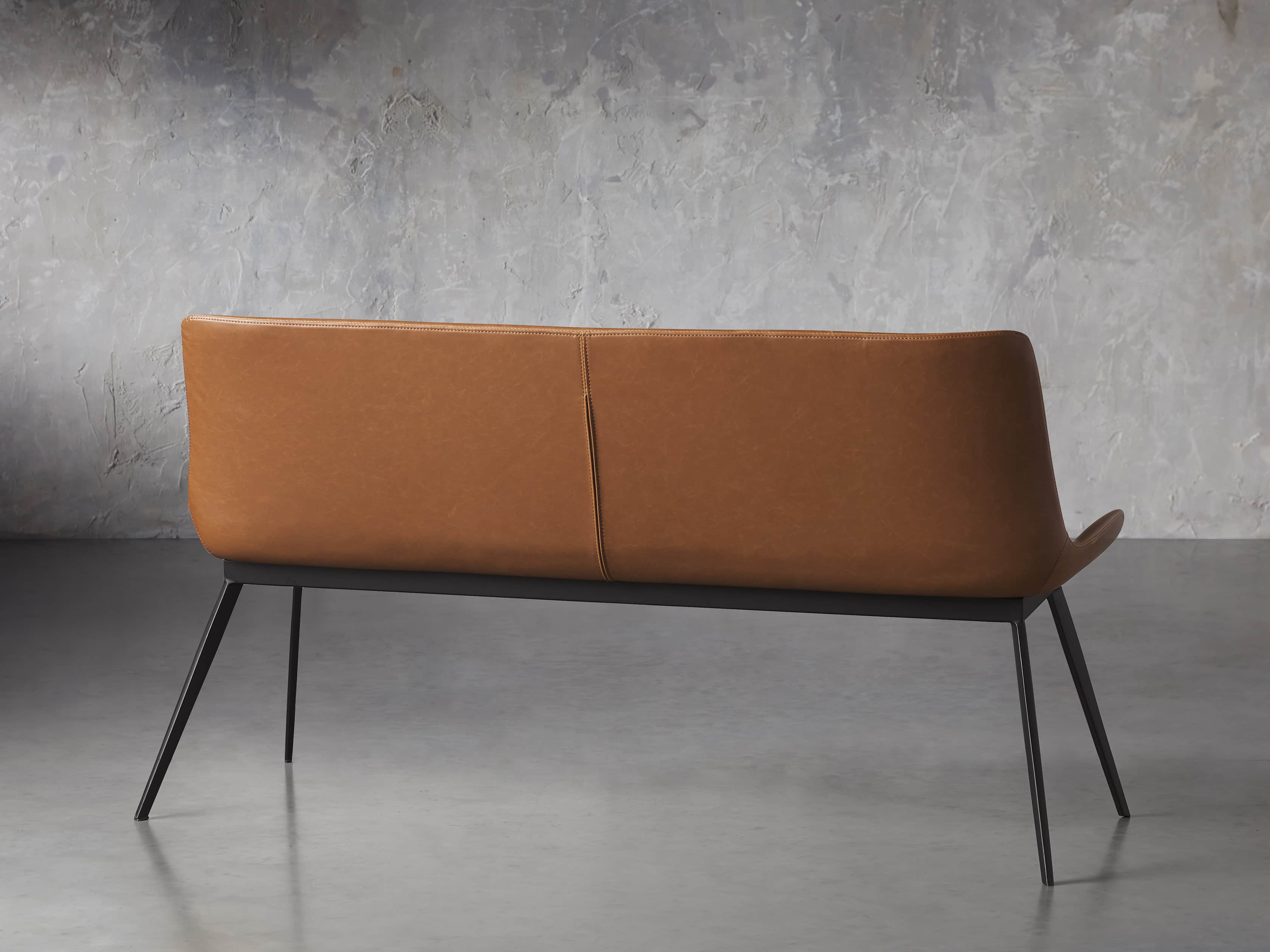 Gage 60" Bench in Tanner, slide 3 of 5