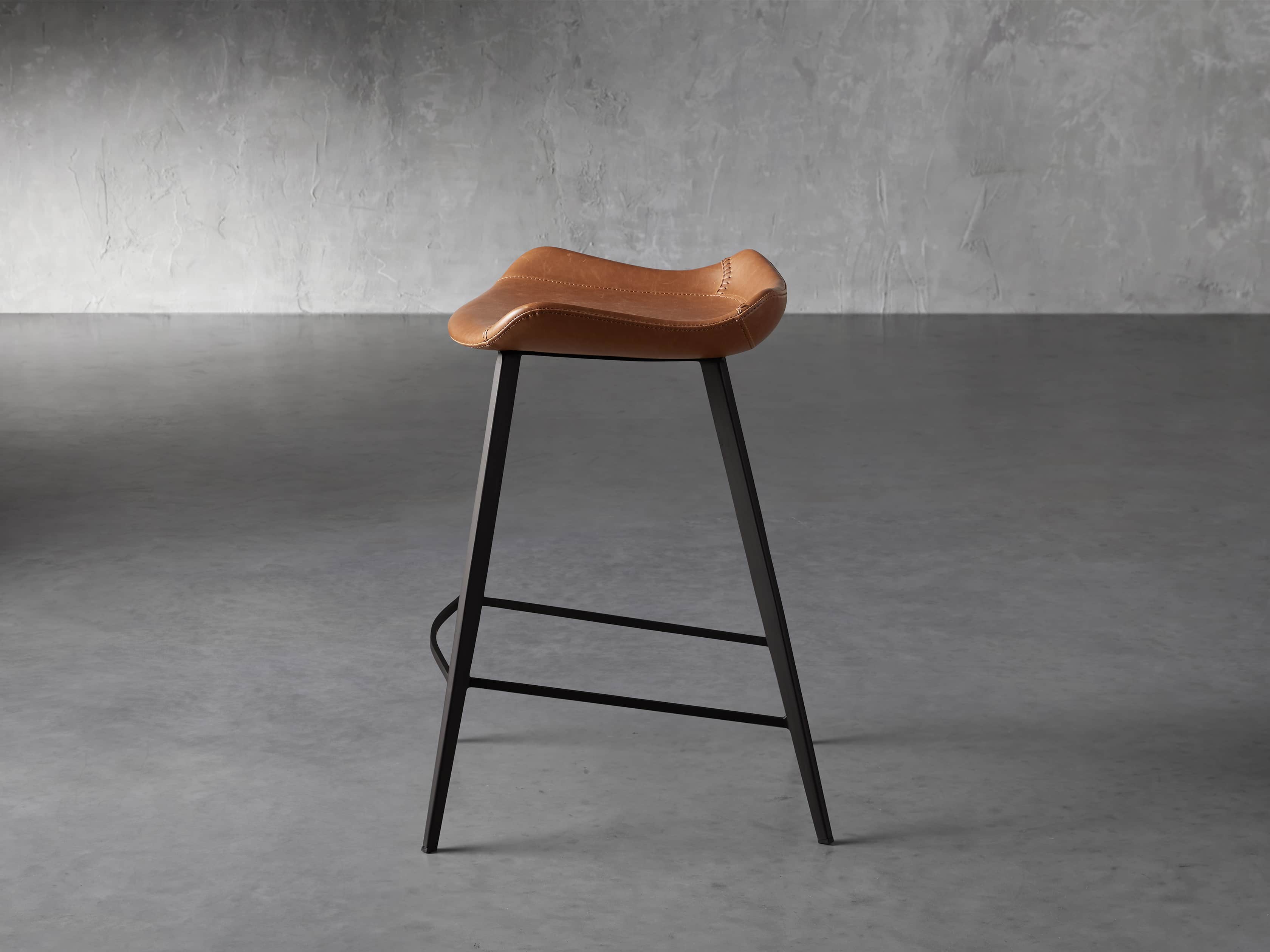 Gage Backless Counter Stool in Tanner, slide 3 of 7