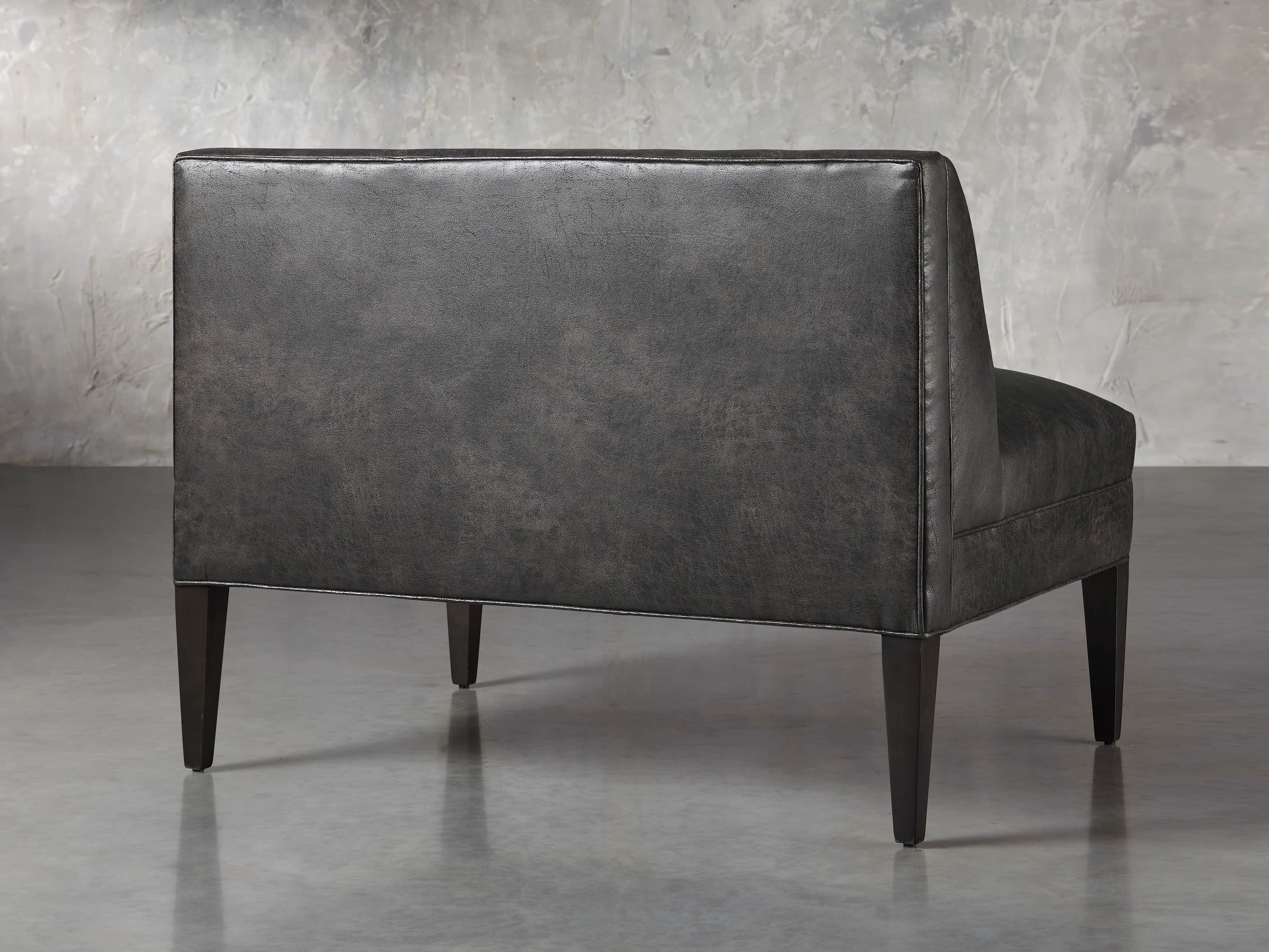Gates Upholstered 42" Bench in Norre Steel, slide 4 of 7