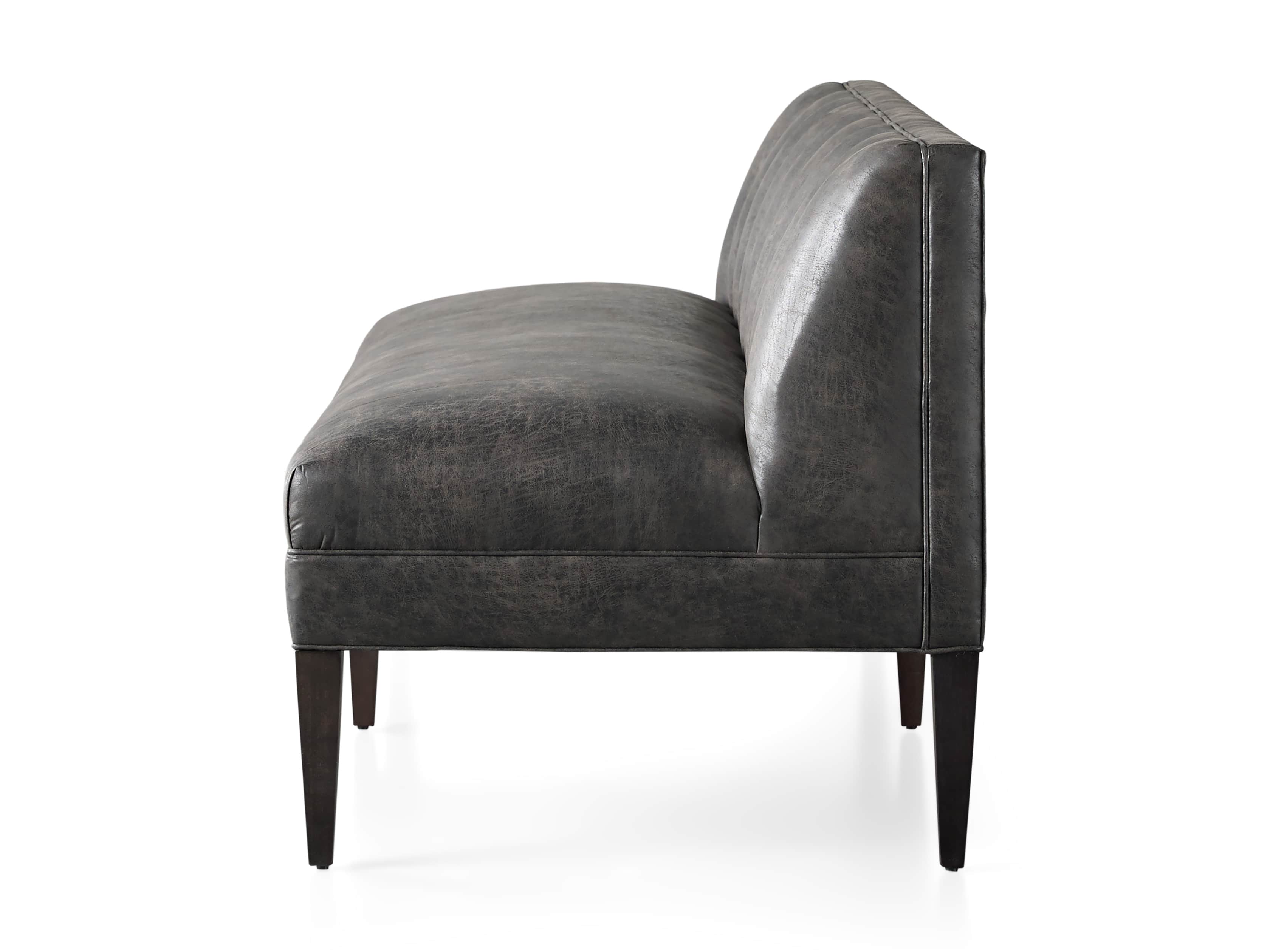 Gates Upholstered 80" Settee in Norre Steel, slide 7 of 7