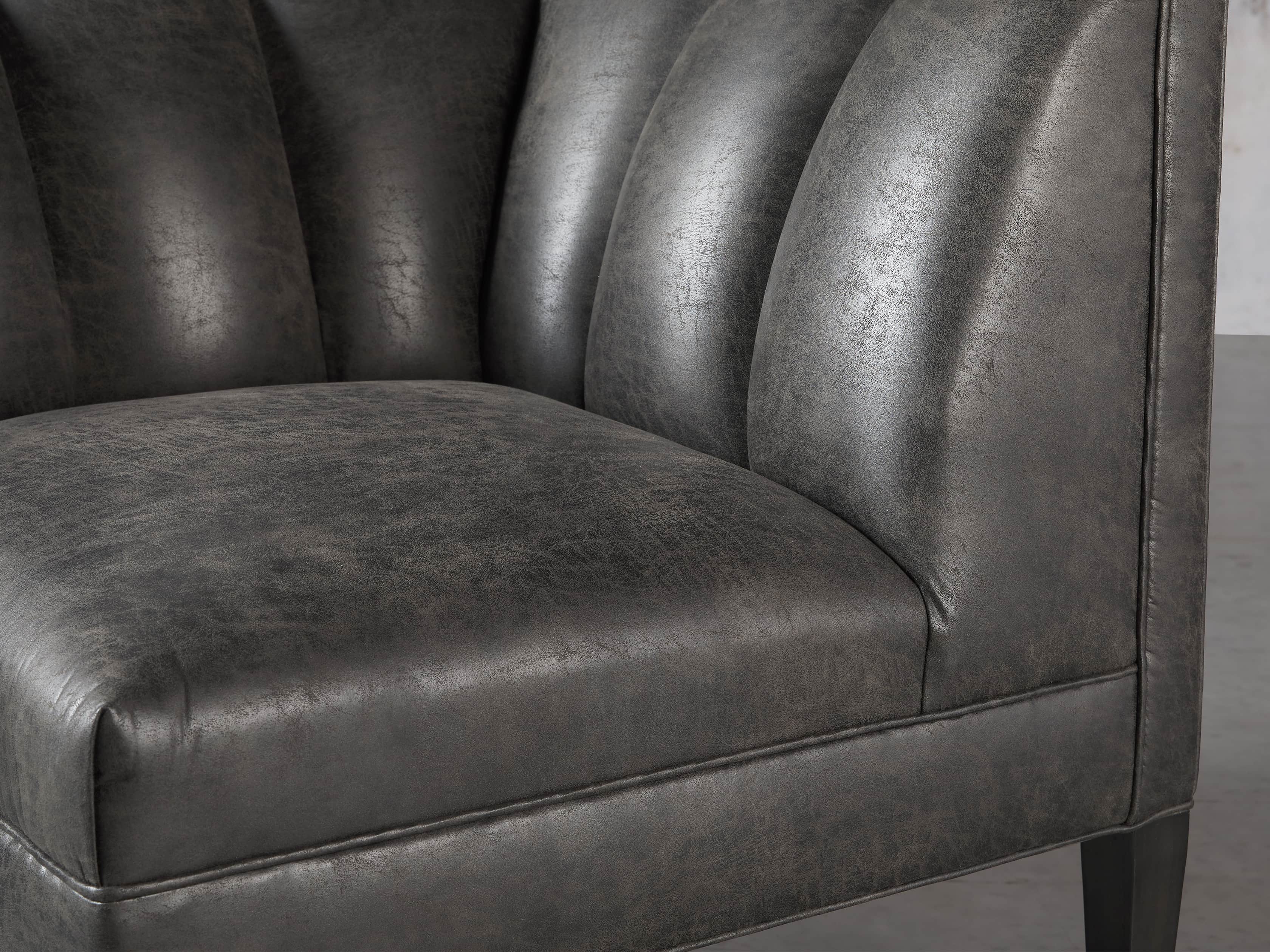 Gates Upholstered 32" Corner in Norre Steel, slide 4 of 5