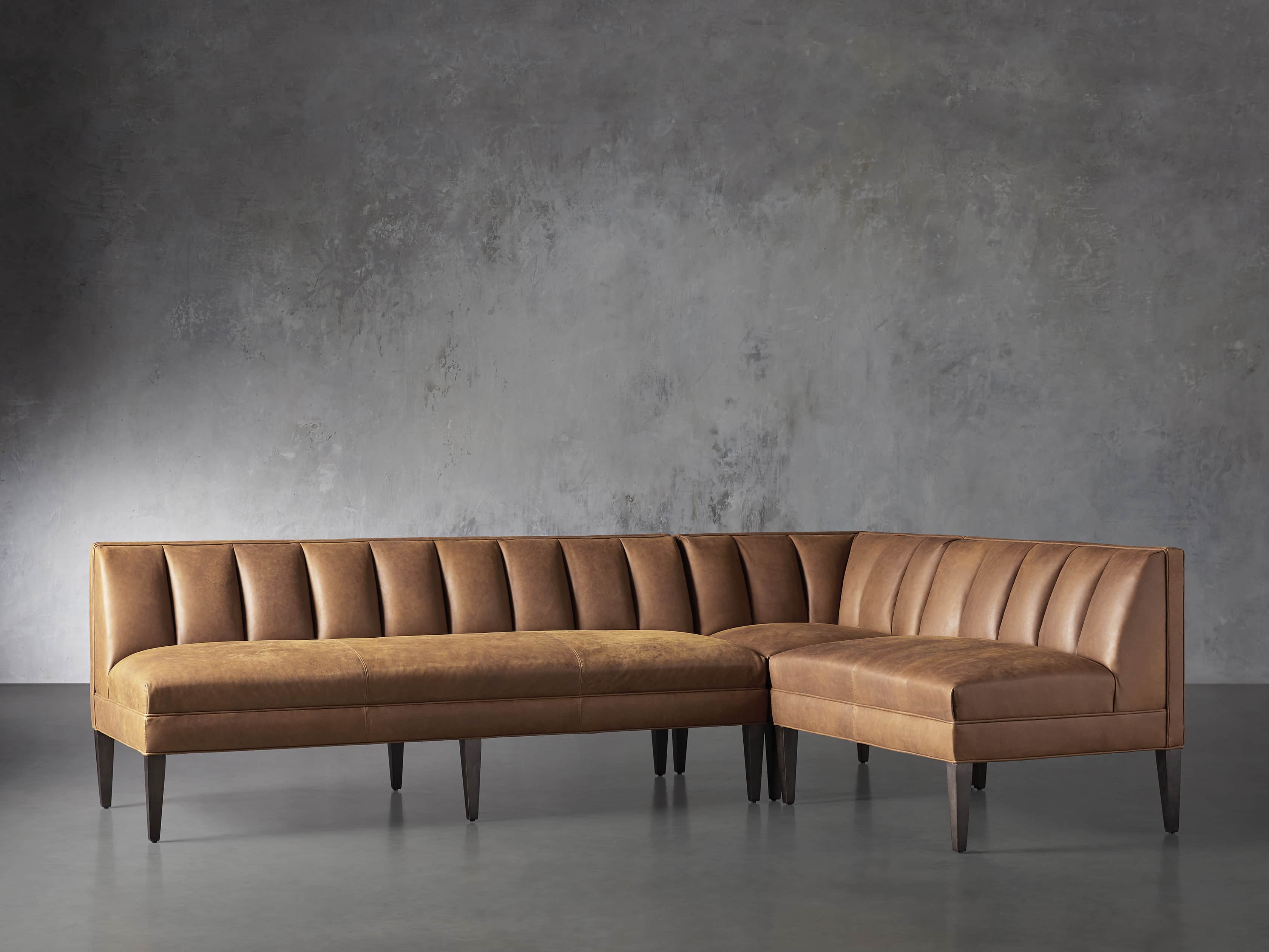 Gates Leather Banquette Arhaus