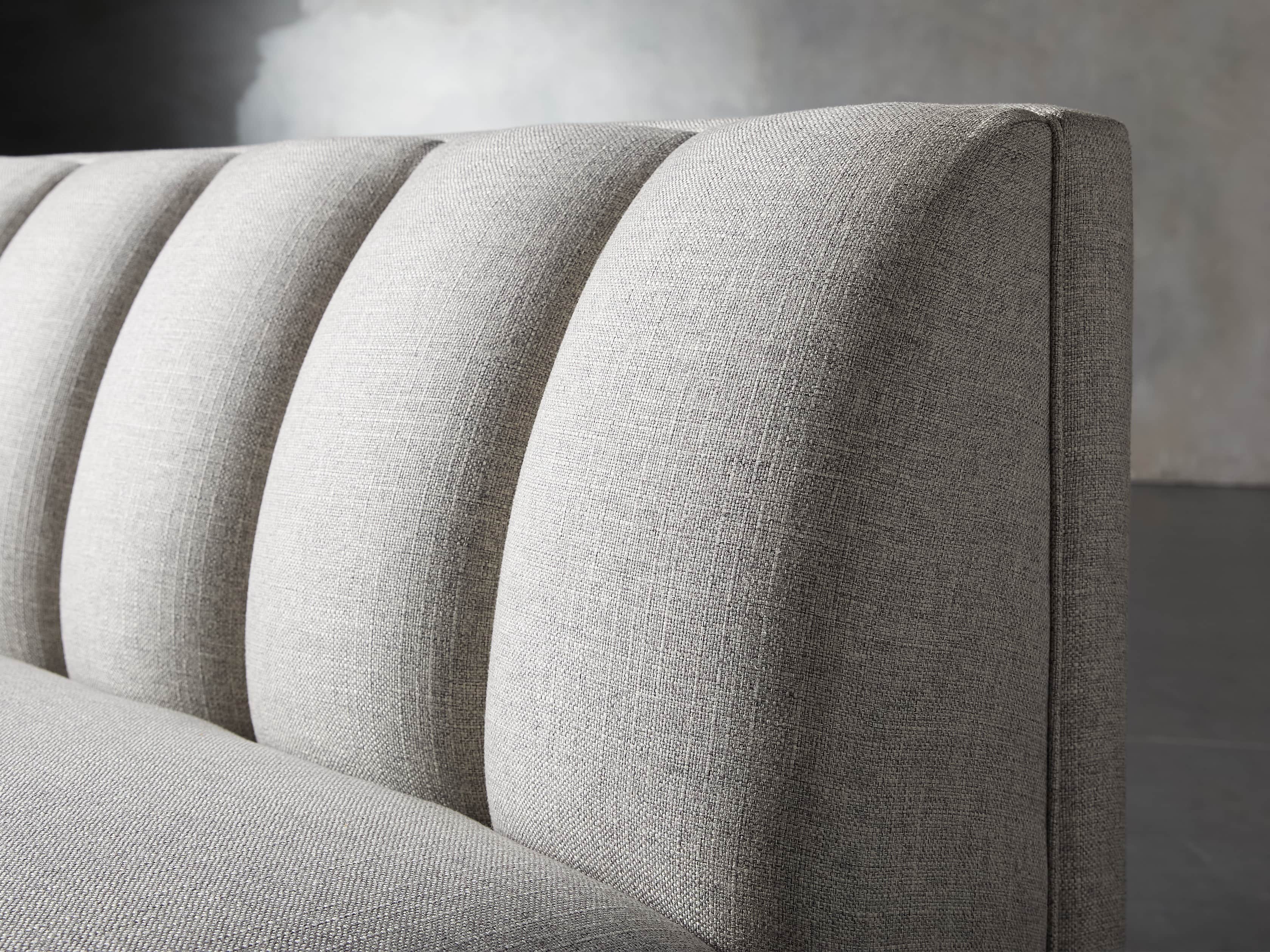 Gates 112" Banquette in Turbo Ash, slide 6 of 11
