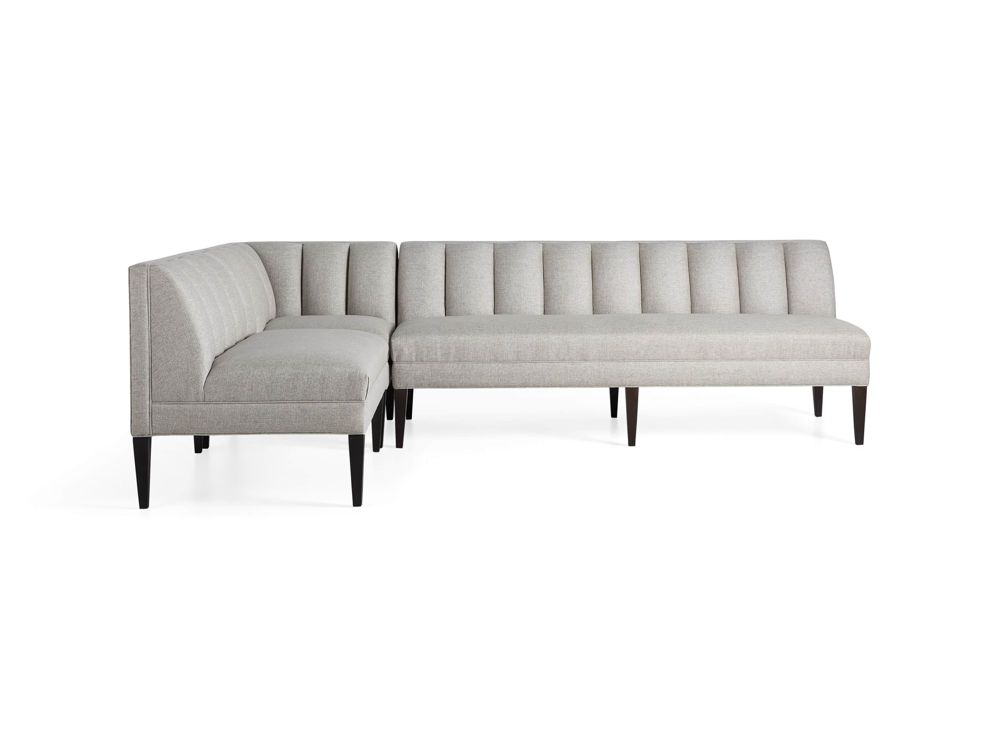 Gates 112" Banquette in Turbo Ash, slide 9 of 11