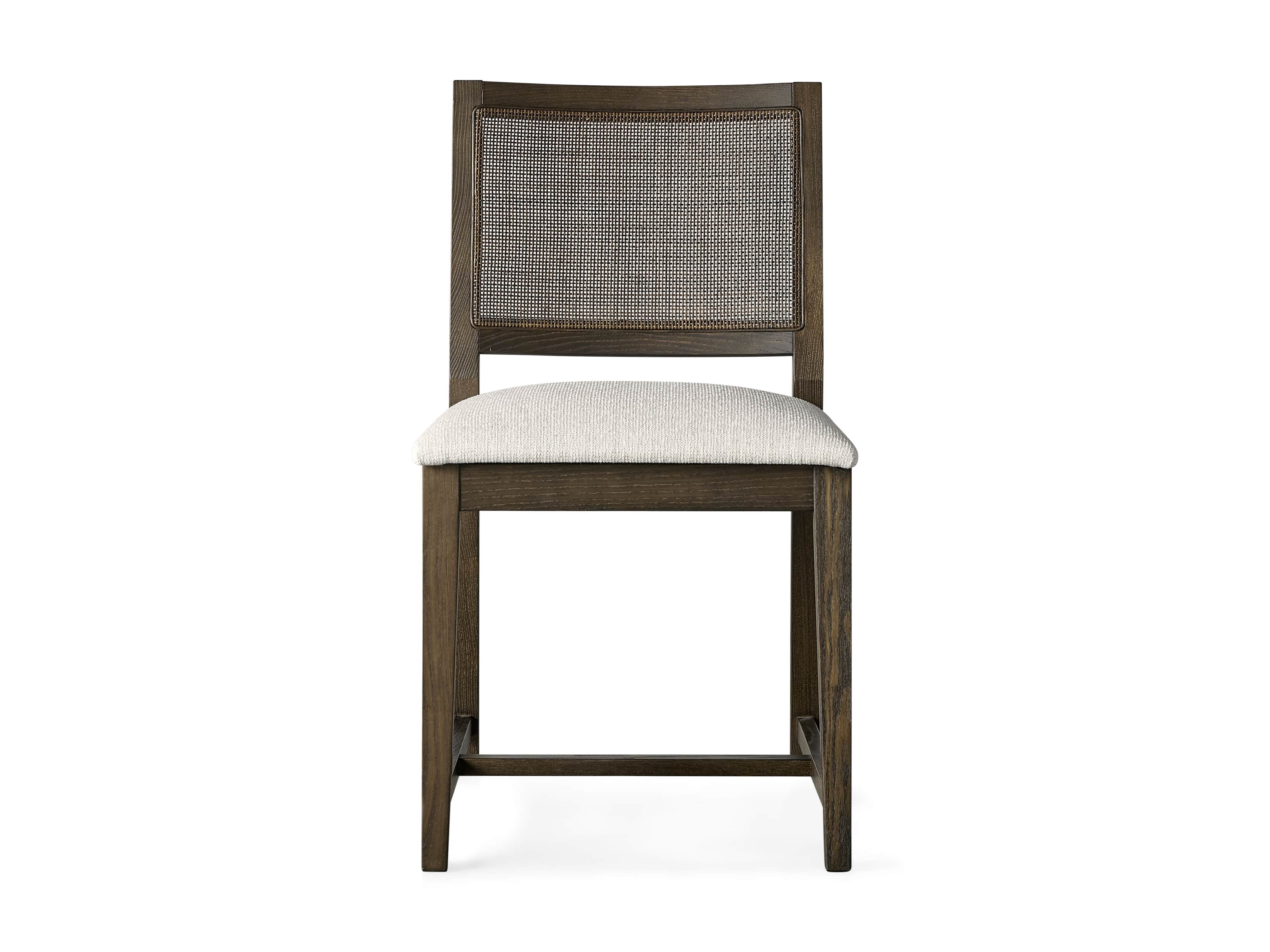 Grace Cane 19" Dining Side Chair In Cinder Farmhouse, slide 7 of 8