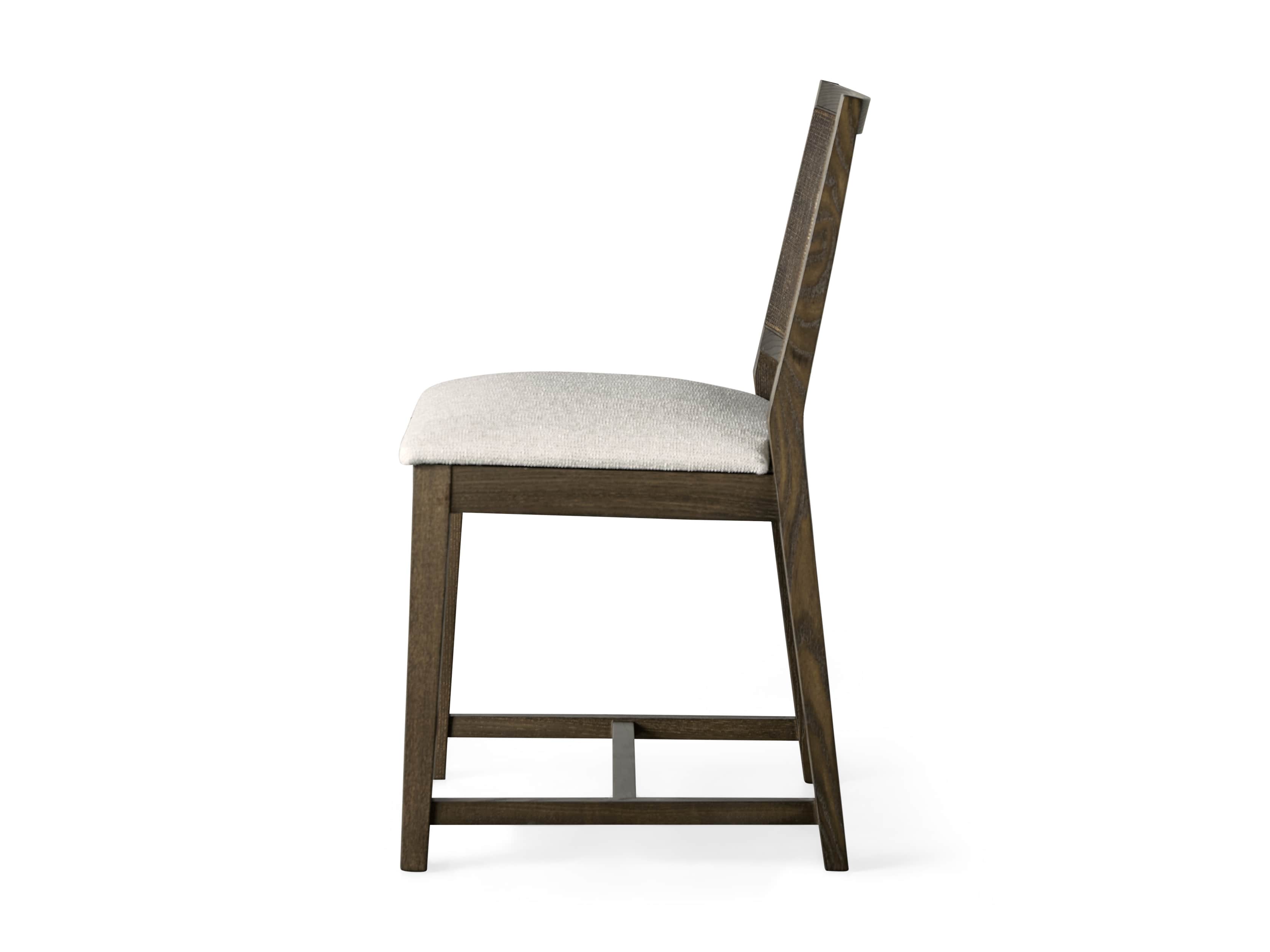 Grace Cane 19" Dining Side Chair In Cinder Farmhouse, slide 8 of 8