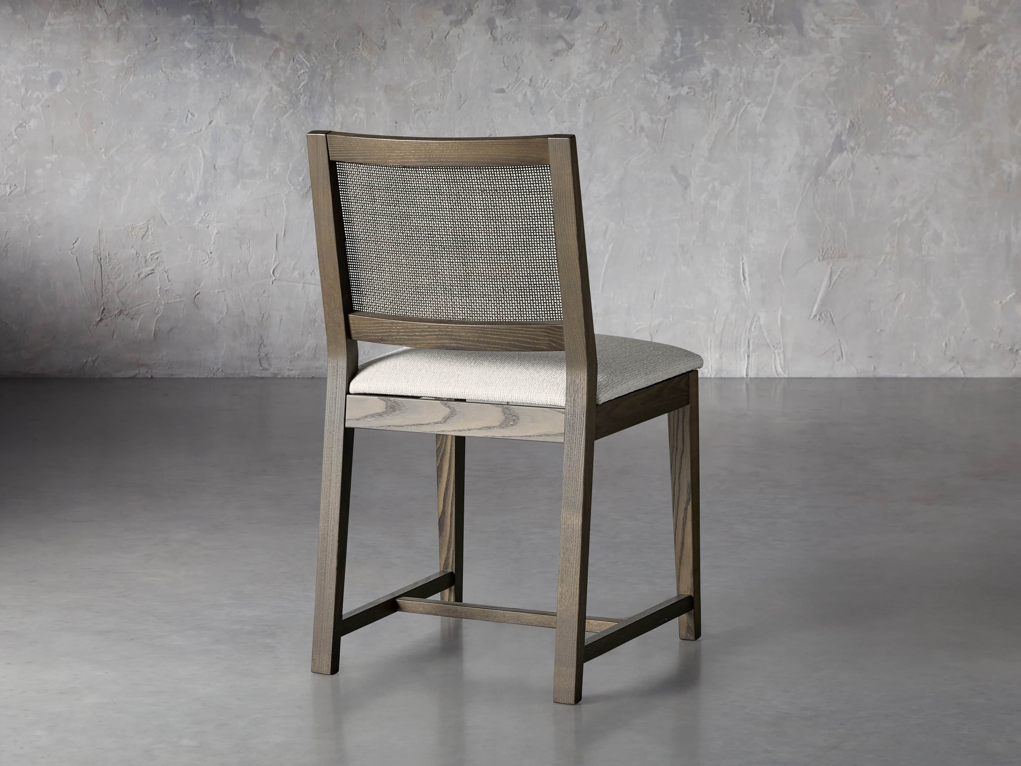 Grace Cane 19" Dining Side Chair In Cinder Farmhouse, slide 5 of 8