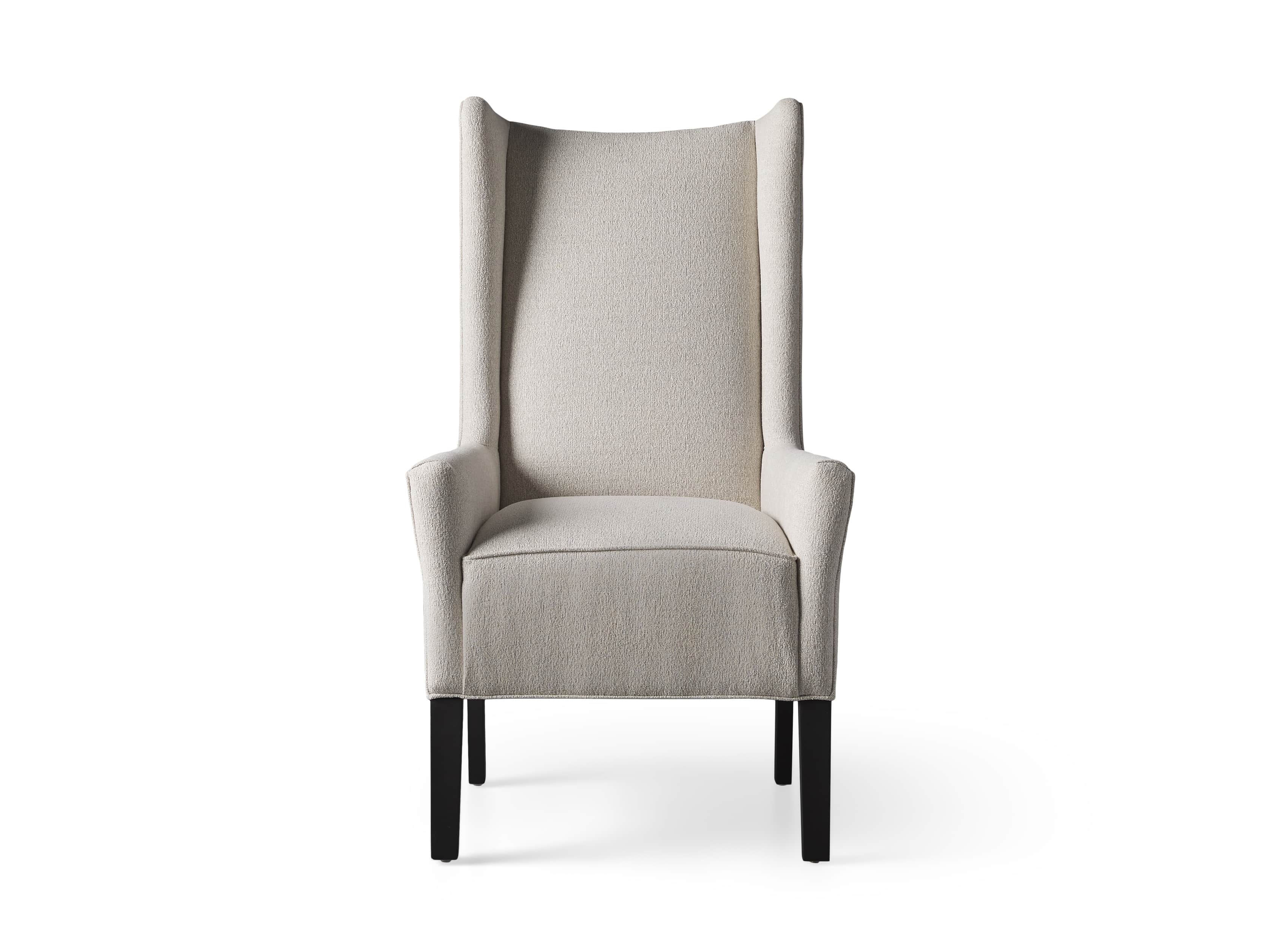 Halstead Dining Arm Chair in Cushing Frost and Black, slide 7 of 8