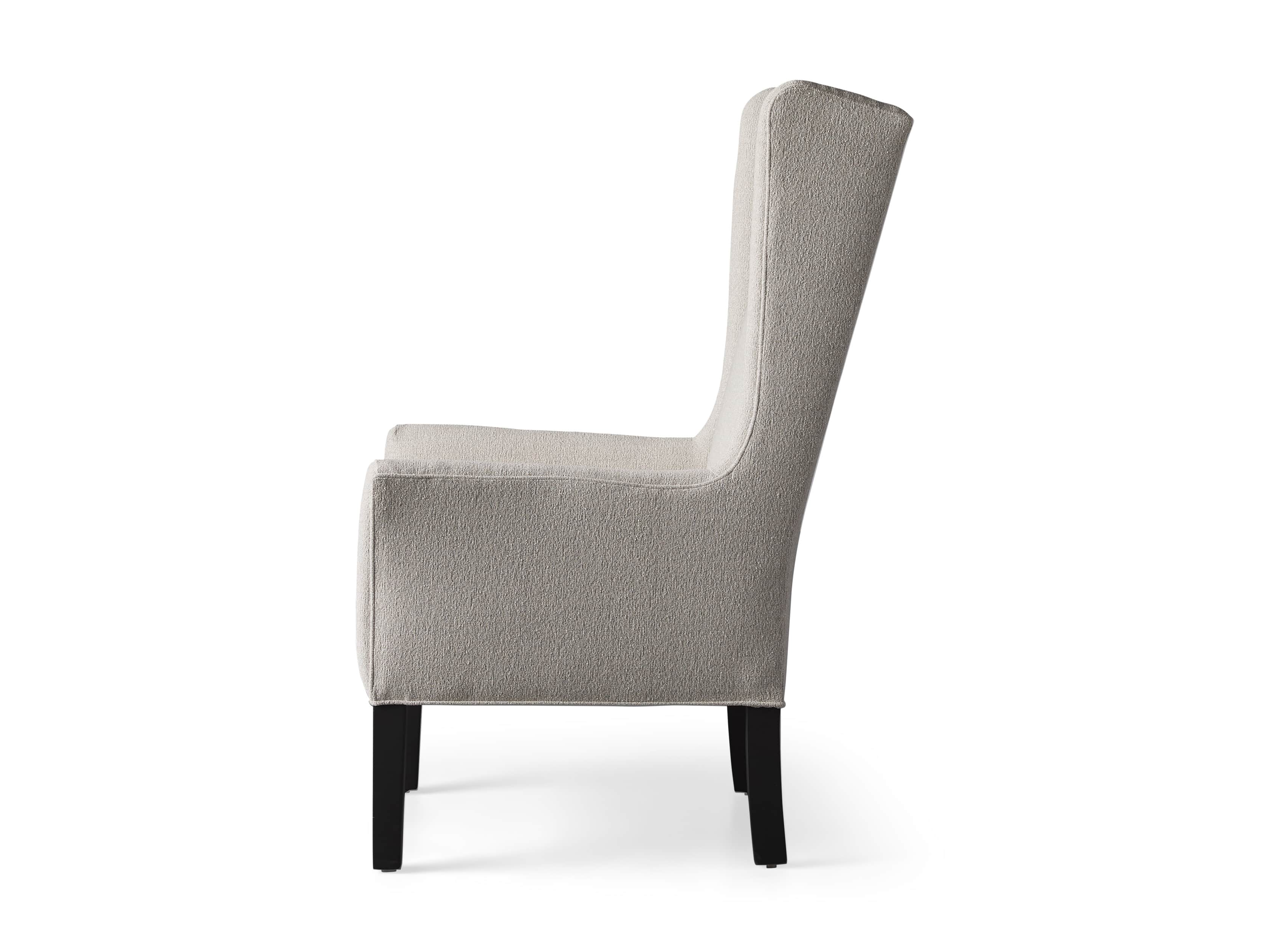 Halstead Dining Arm Chair in Cushing Frost and Black, slide 8 of 8
