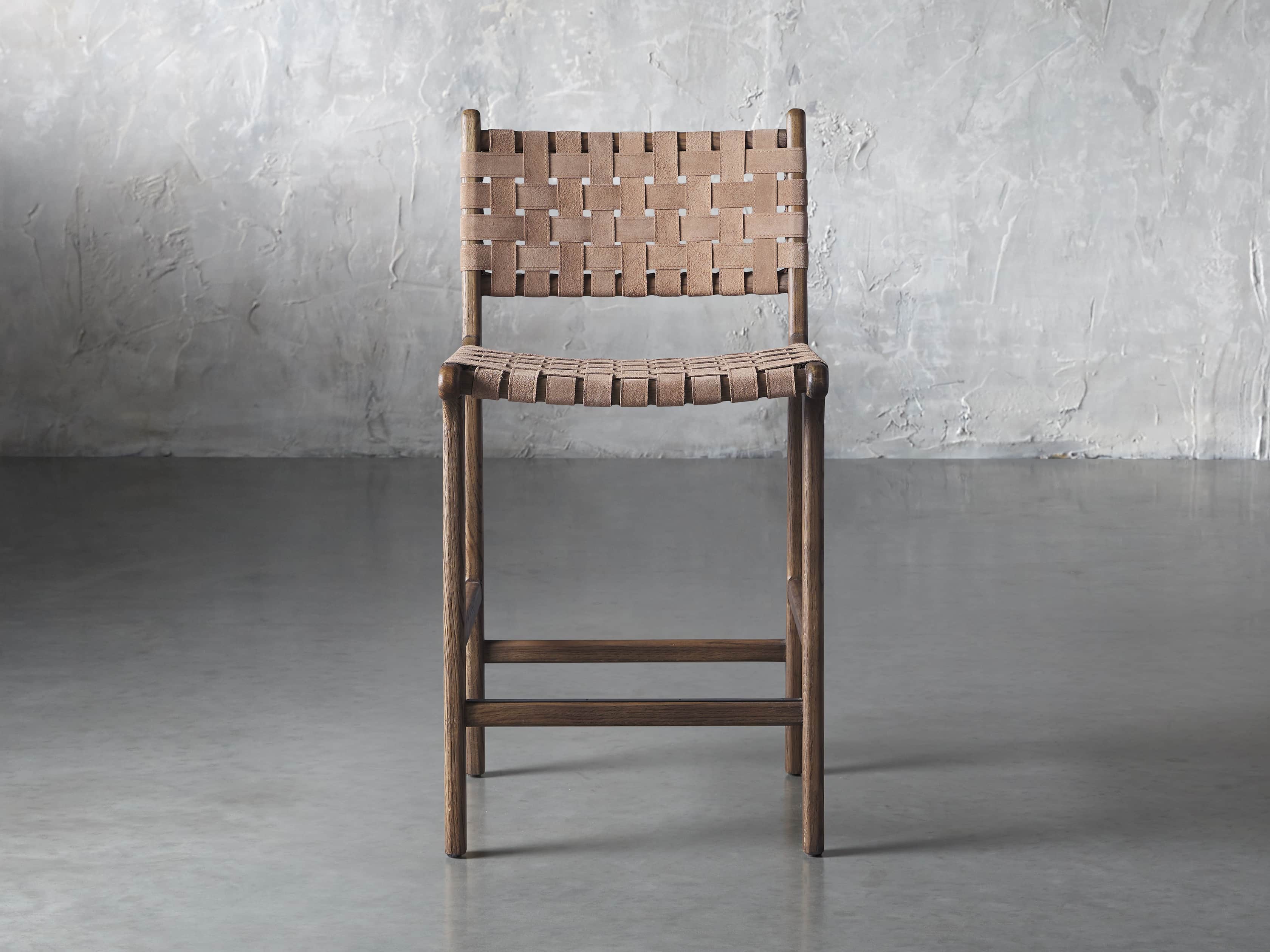 Leather woven bar cheap stools