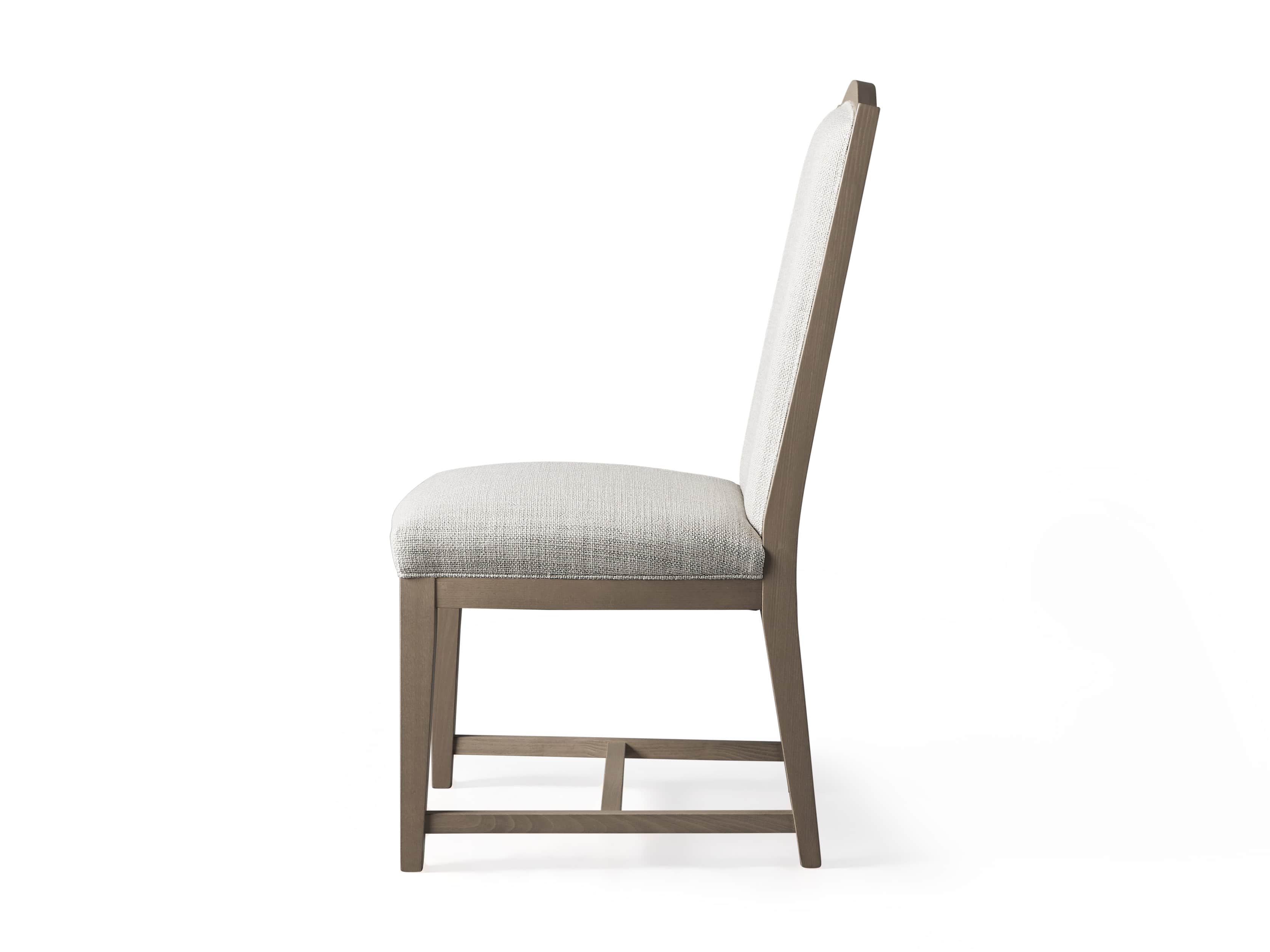 Isabella 27"Antique Blonde Dining Side Chair in Tundra Cream, slide 7 of 7
