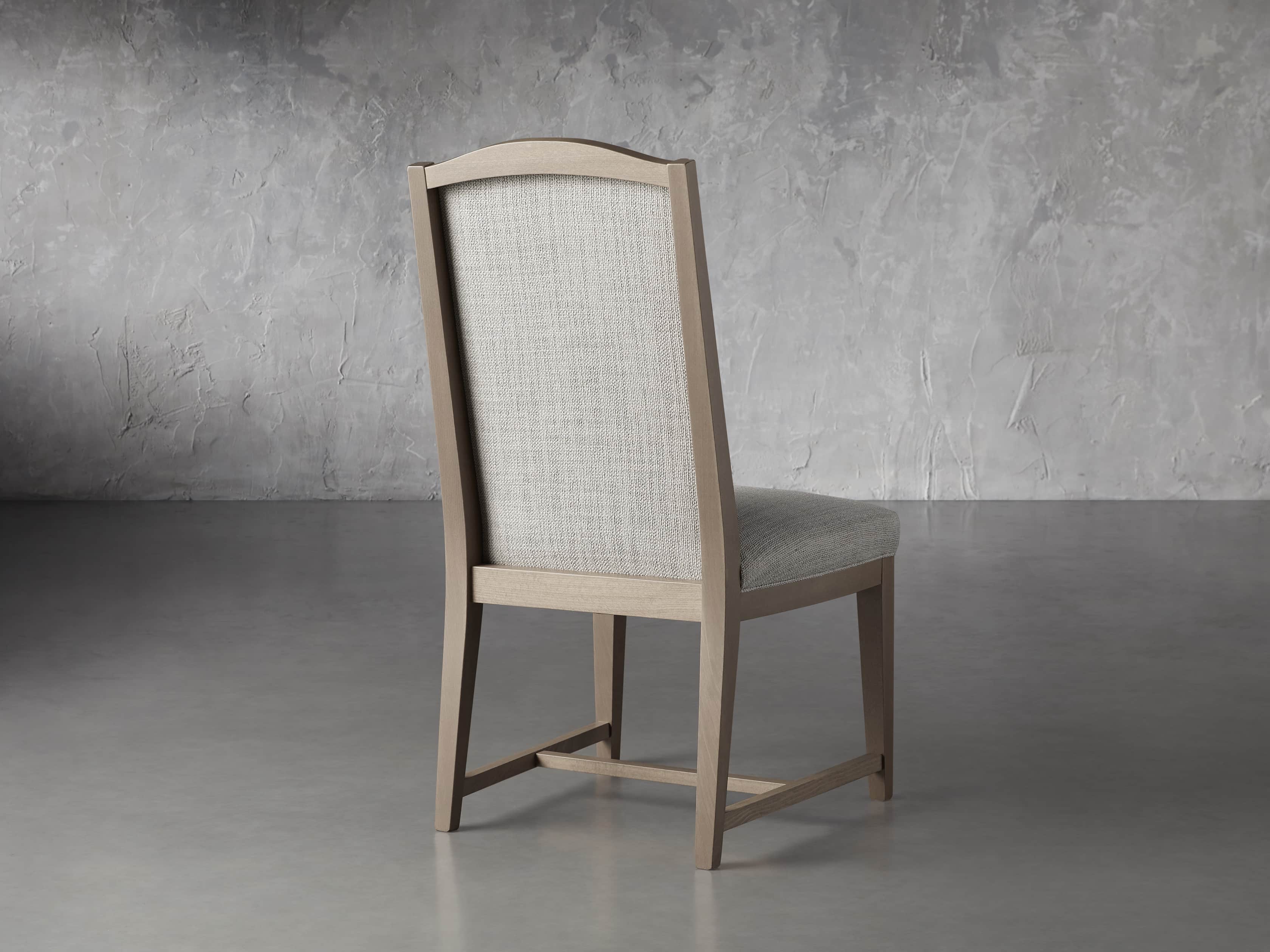 Isabella 27"Antique Blonde Dining Side Chair in Tundra Cream, slide 4 of 7