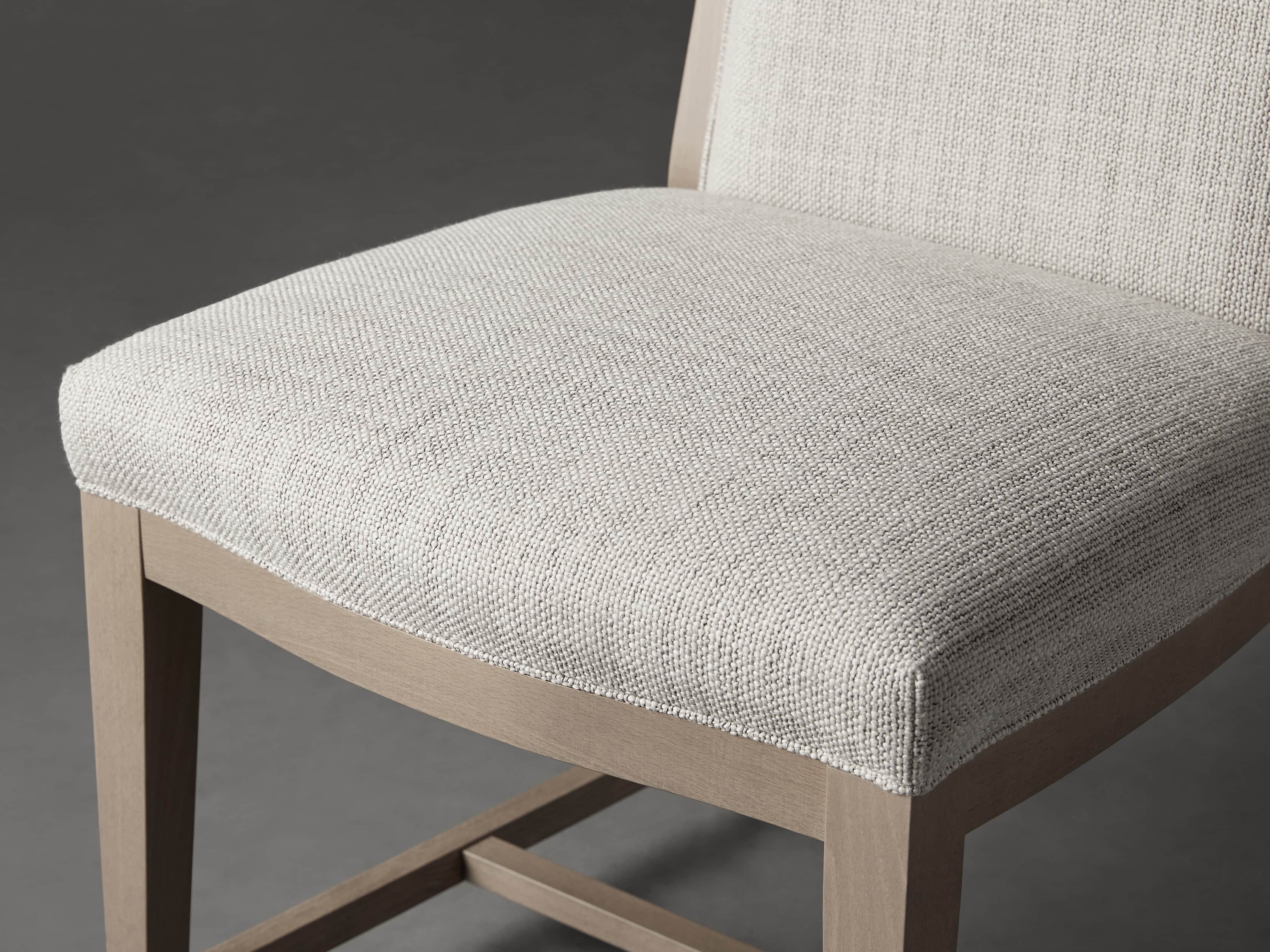 Isabella 27"Antique Blonde Dining Side Chair in Tundra Cream, slide 5 of 7