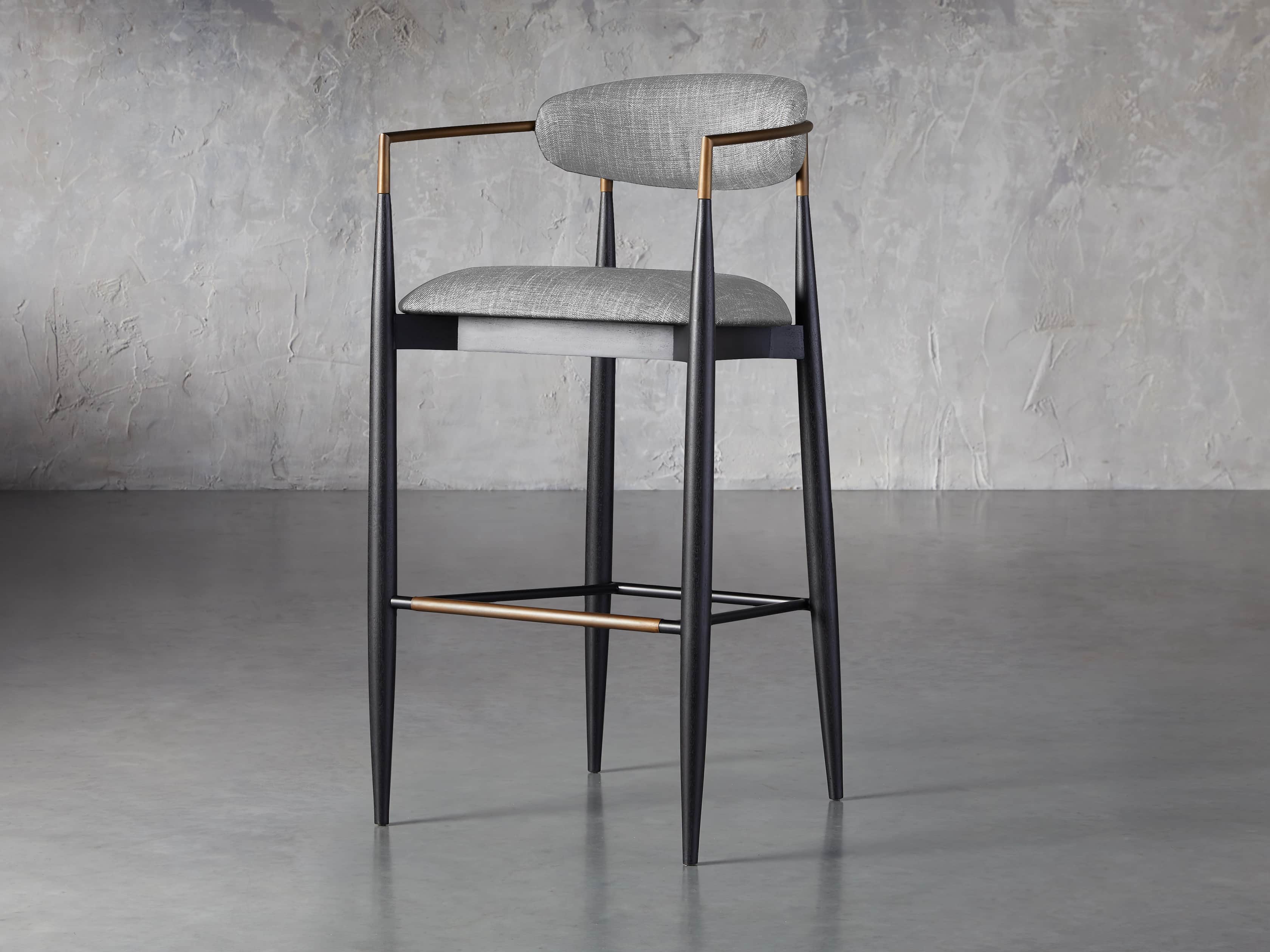 Jagger 22" Barstool in Cary Grey, slide 2 of 6
