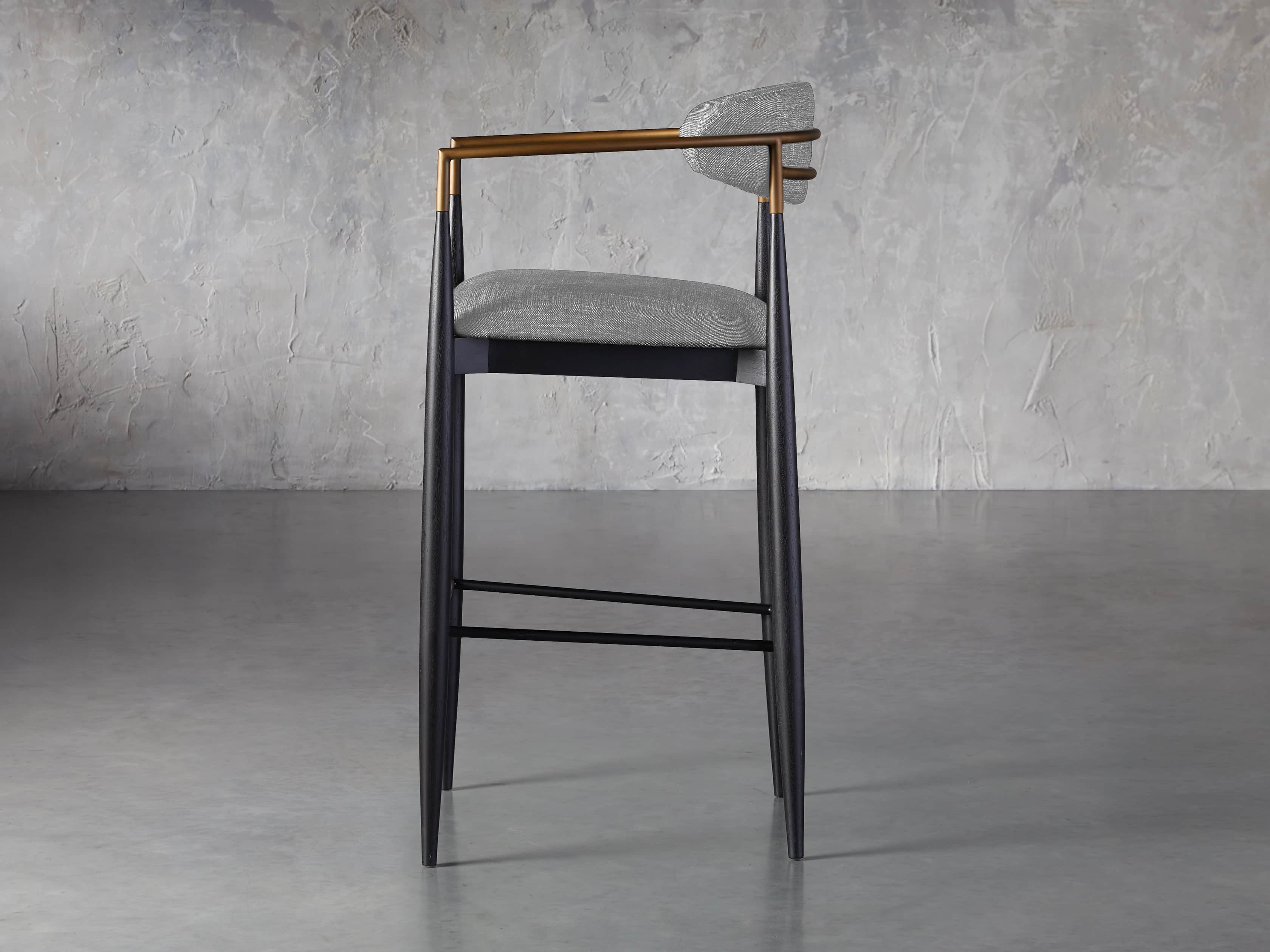 Jagger 22" Barstool in Cary Grey, slide 3 of 6