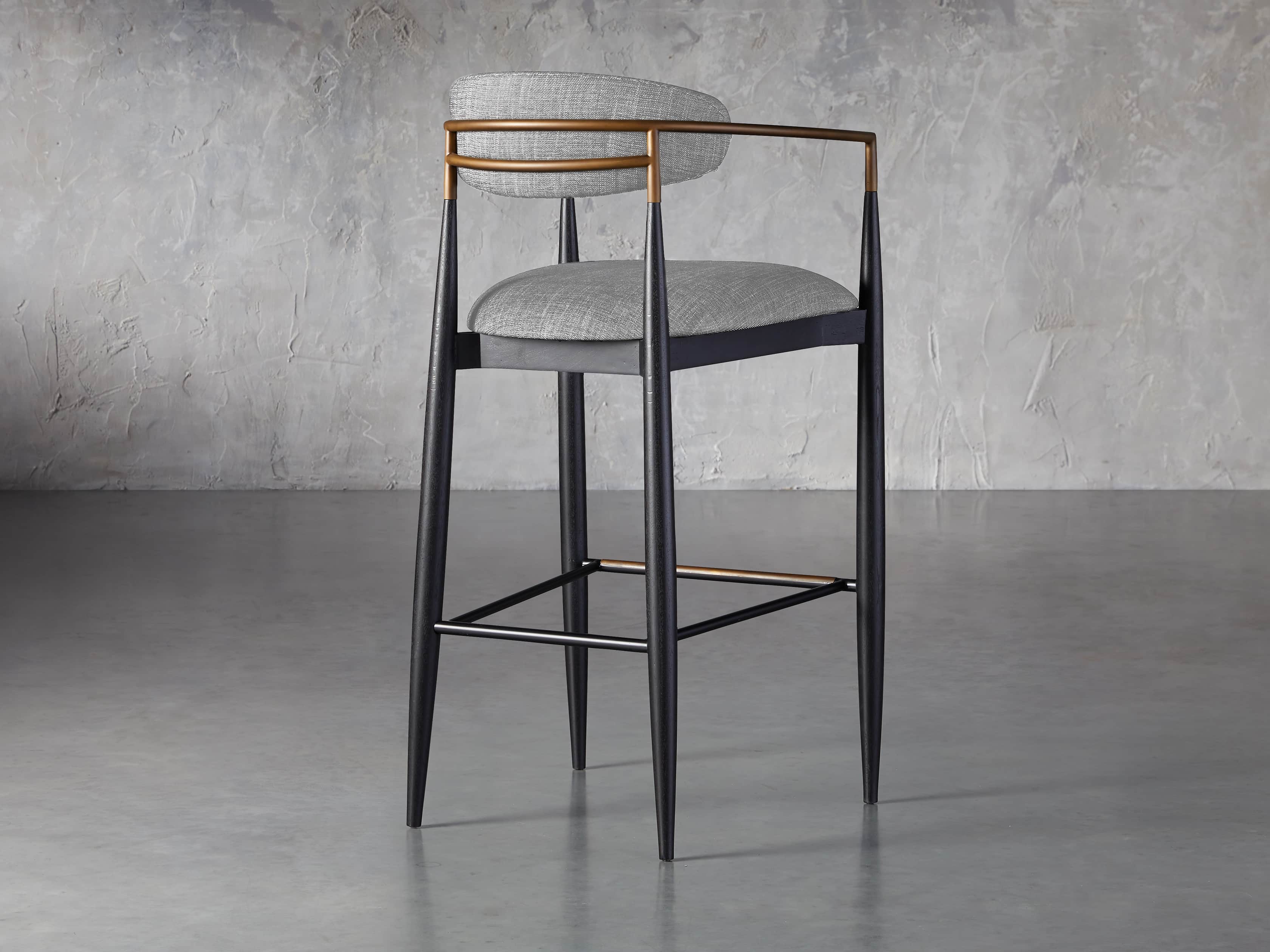 Jagger 22" Barstool in Cary Grey, slide 4 of 6
