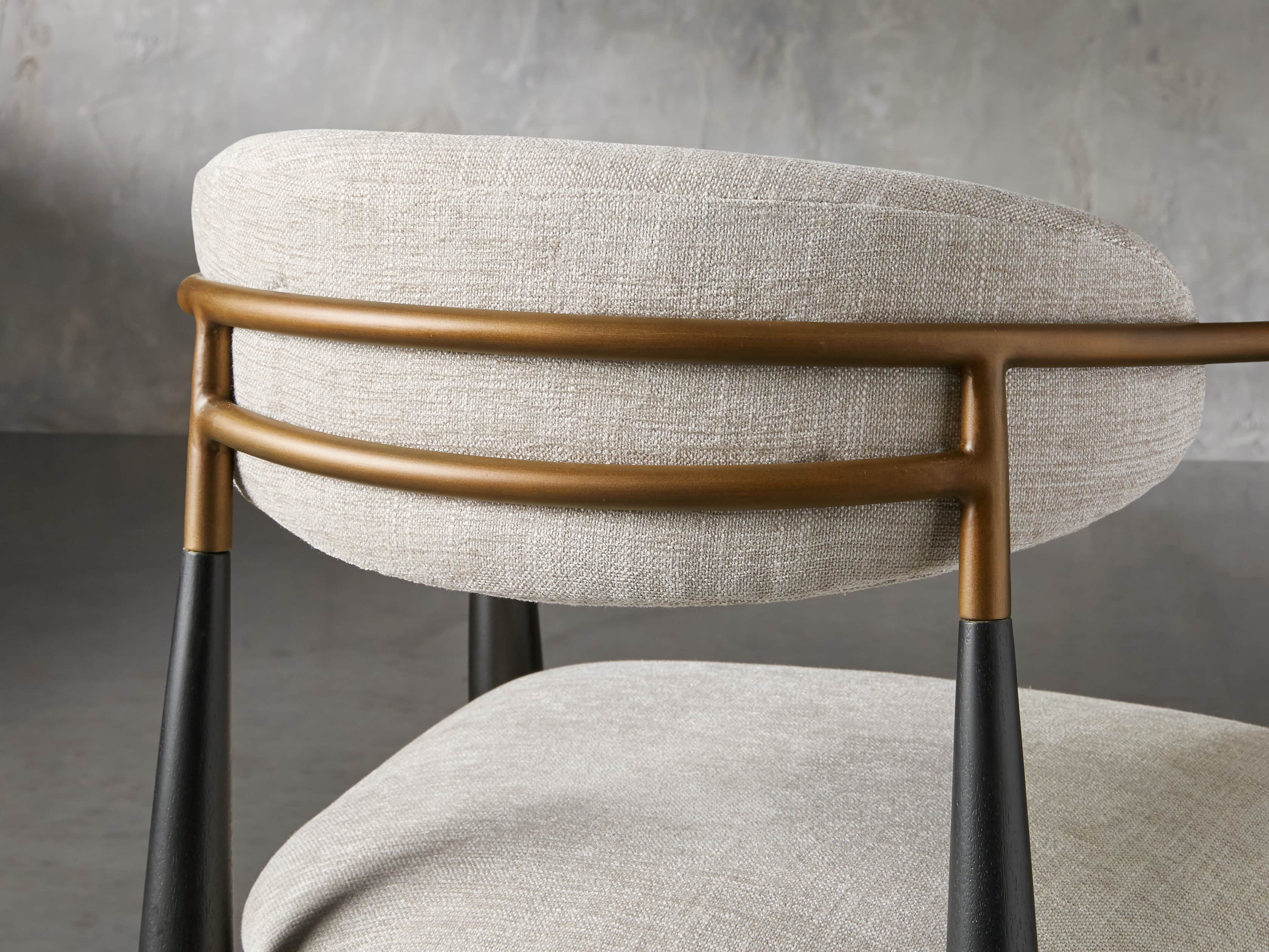 Jagger Barstool in Cary Linen, slide 7 of 9