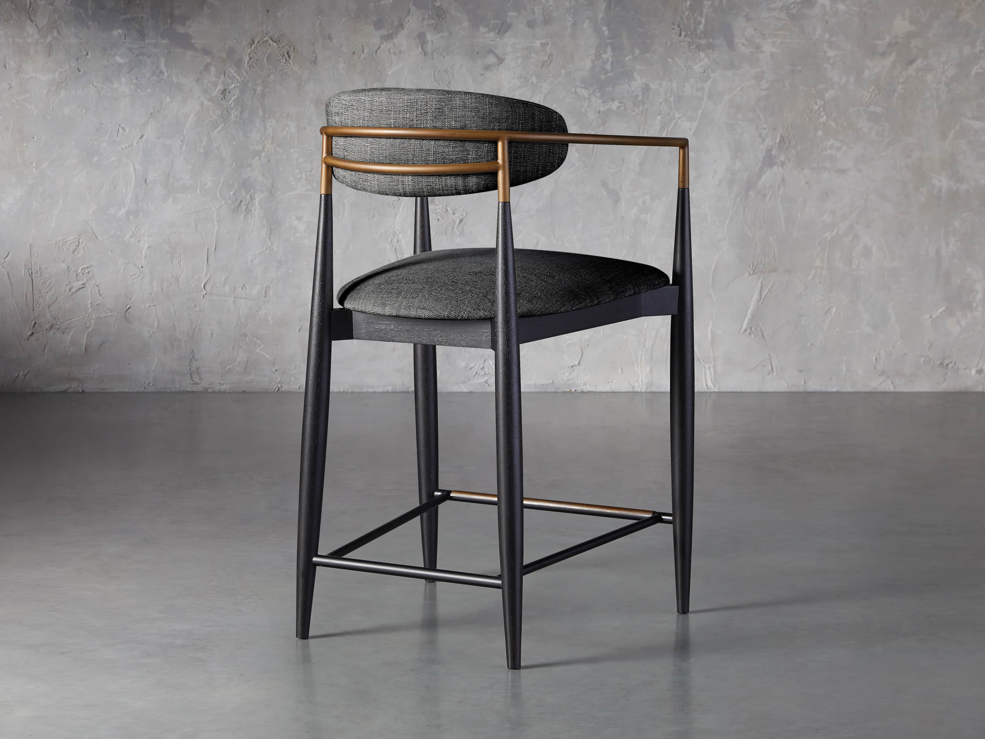 Jagger 22" Counter Stool in Cary Black, slide 4 of 6