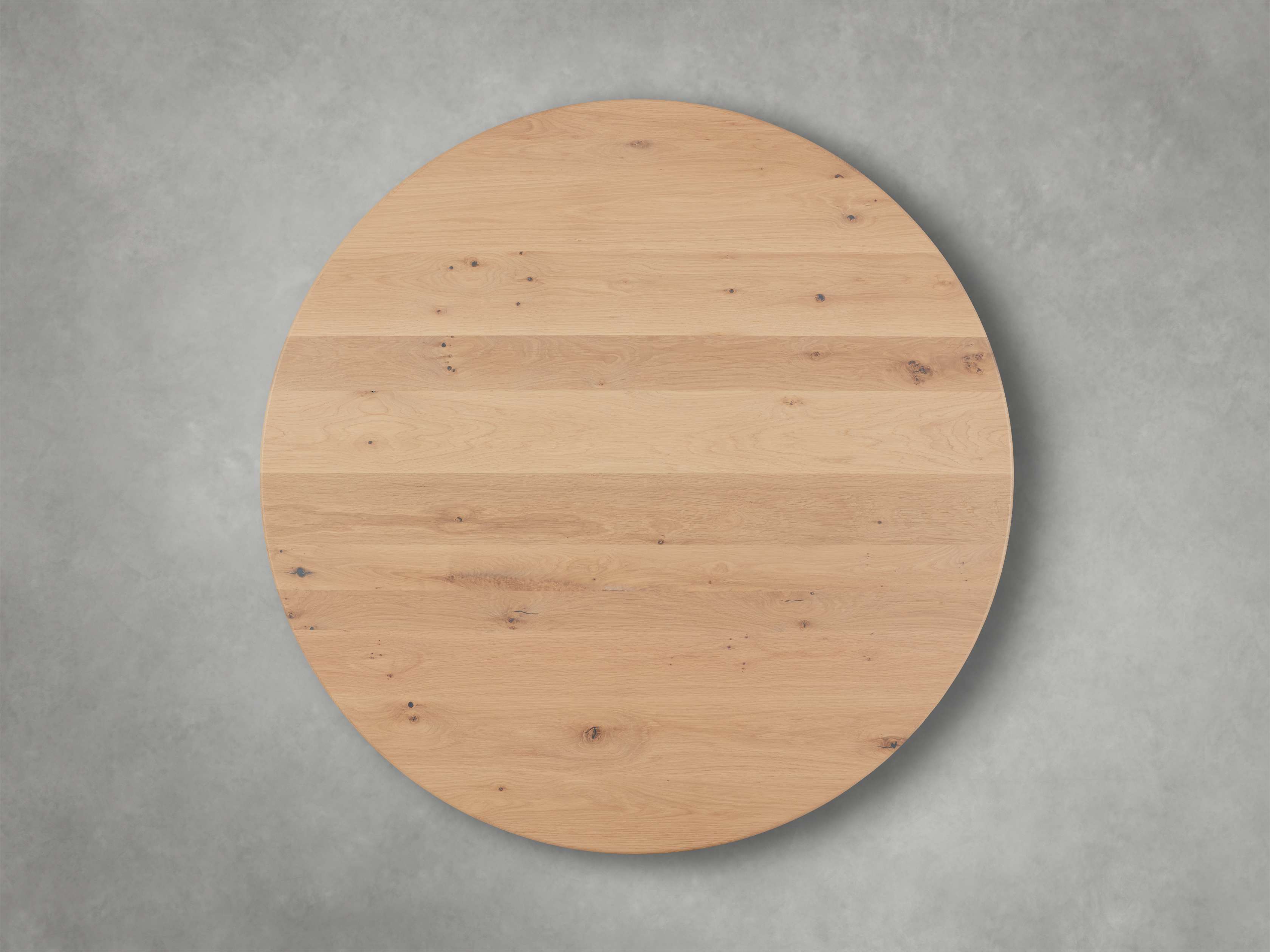 Jacob Round Dining Table with Vertex Base in Flax