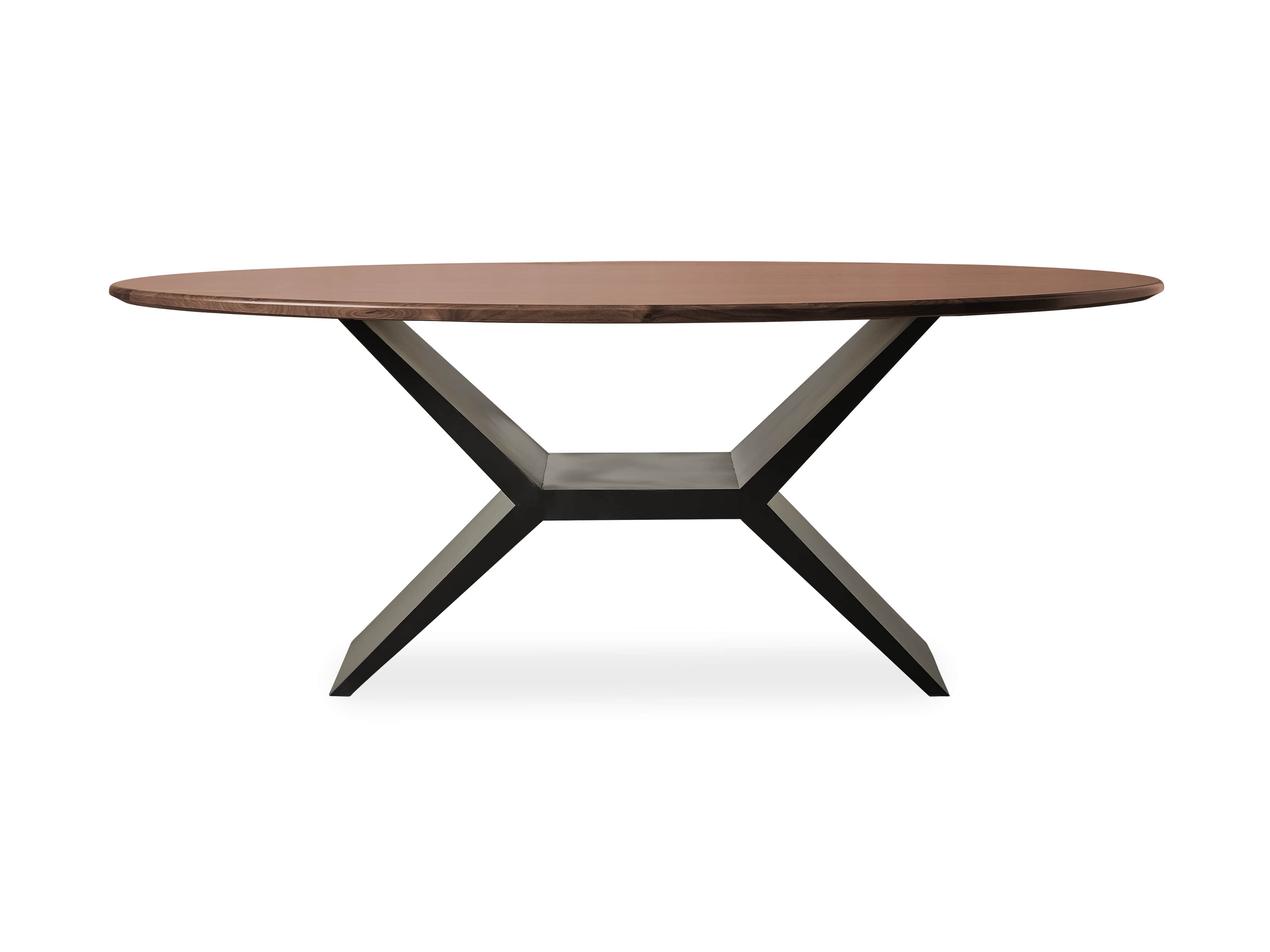 Jacob Oval Dining Table with Vertex Base Arhaus