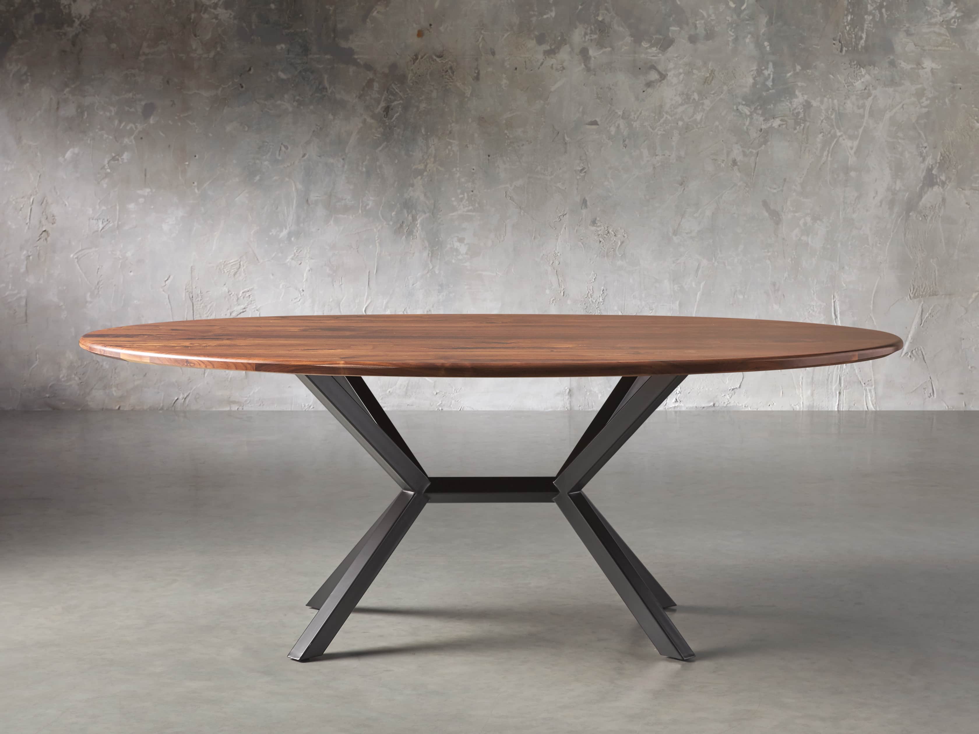 Jacob Oval Dining Table with Apex Base Arhaus