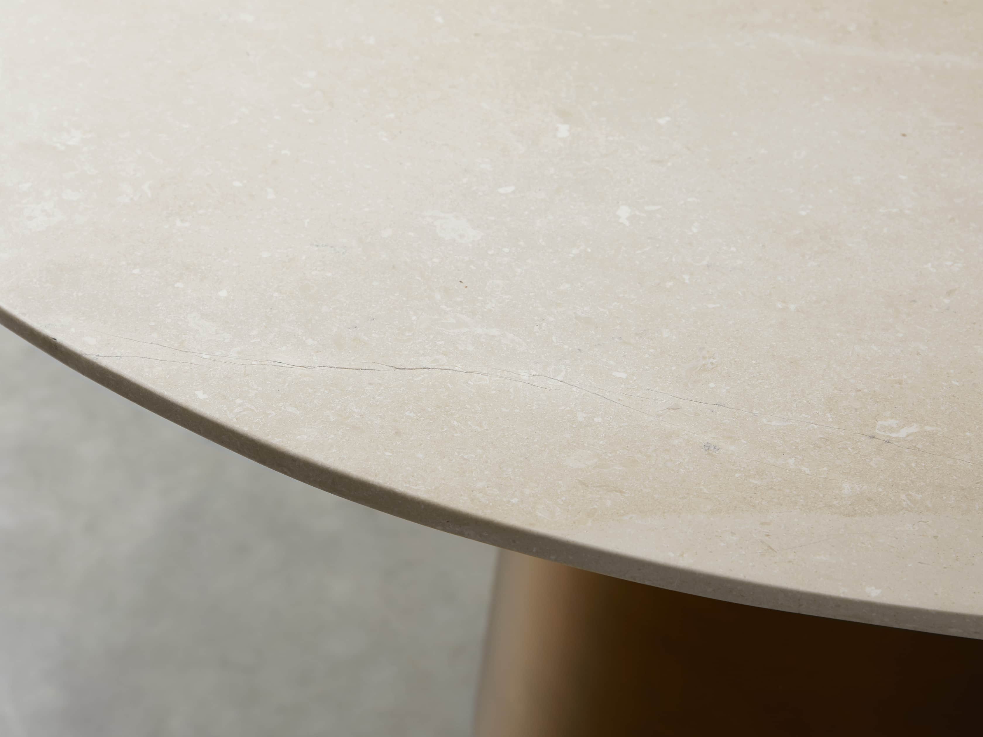 Julia 54" Stone Top Dining Table, slide 3 of 6