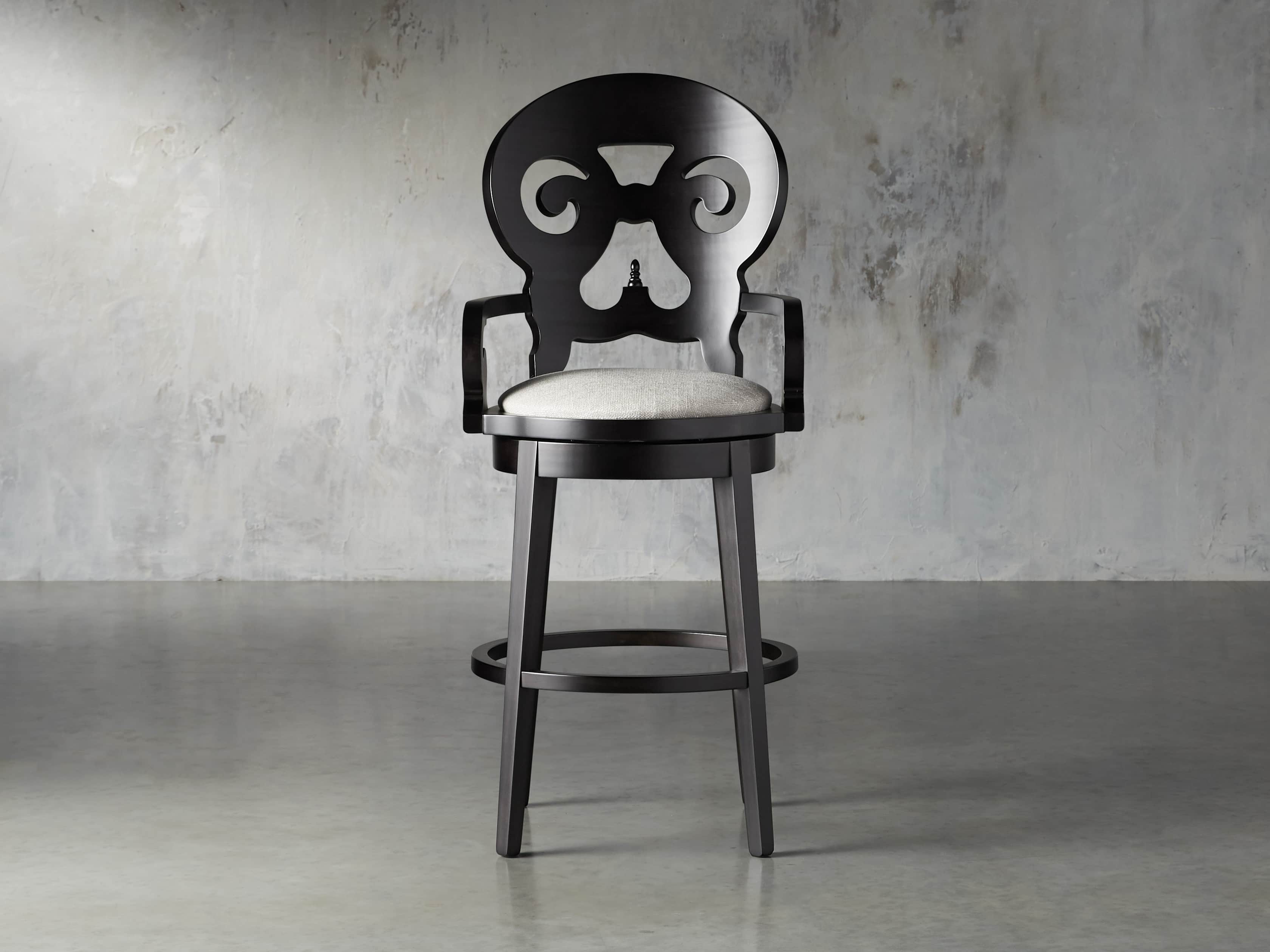 Jordan Bar Stool in Midnight