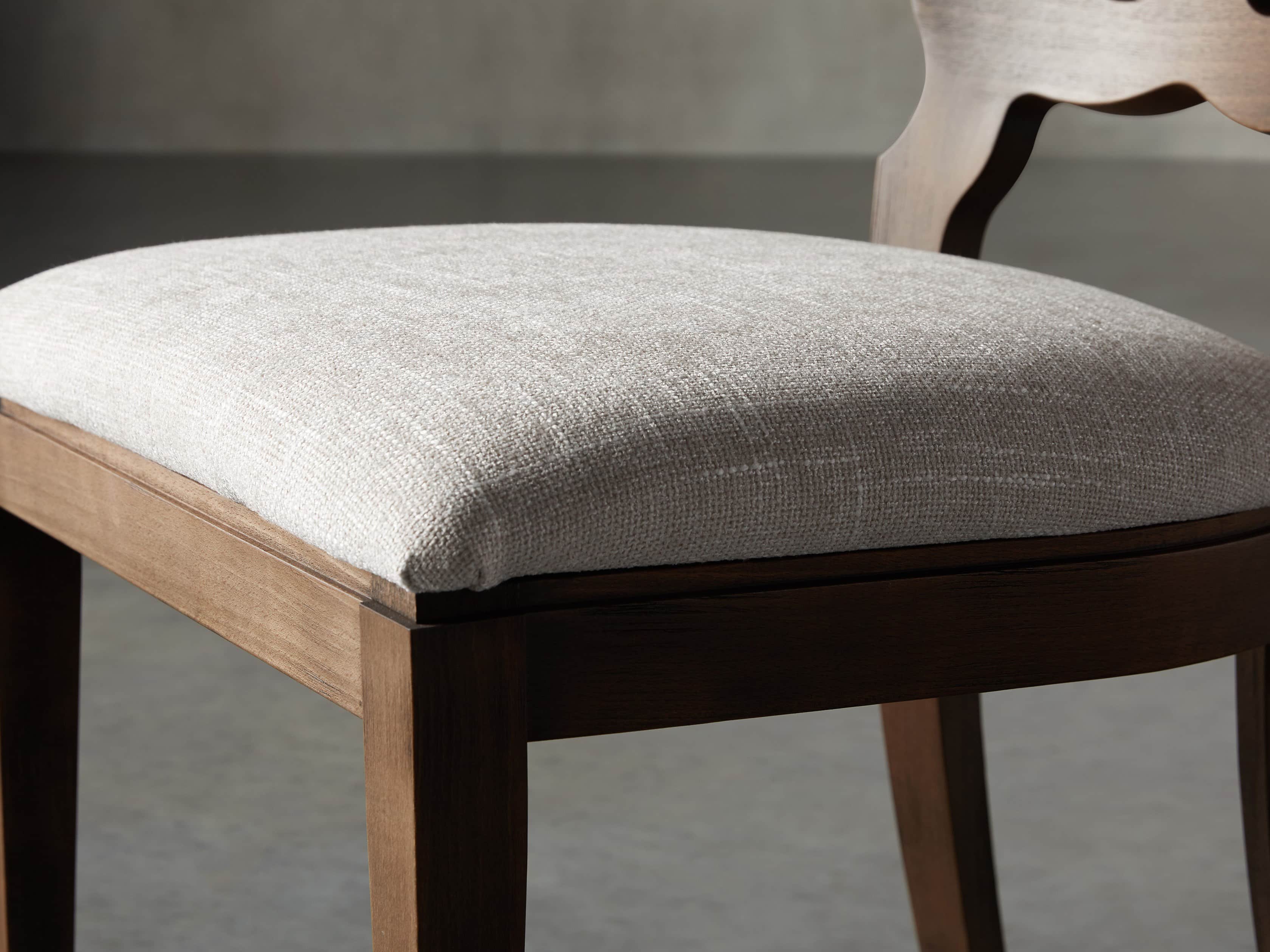 Jordan 21" Dining Side Chair Upholstered in Cinder