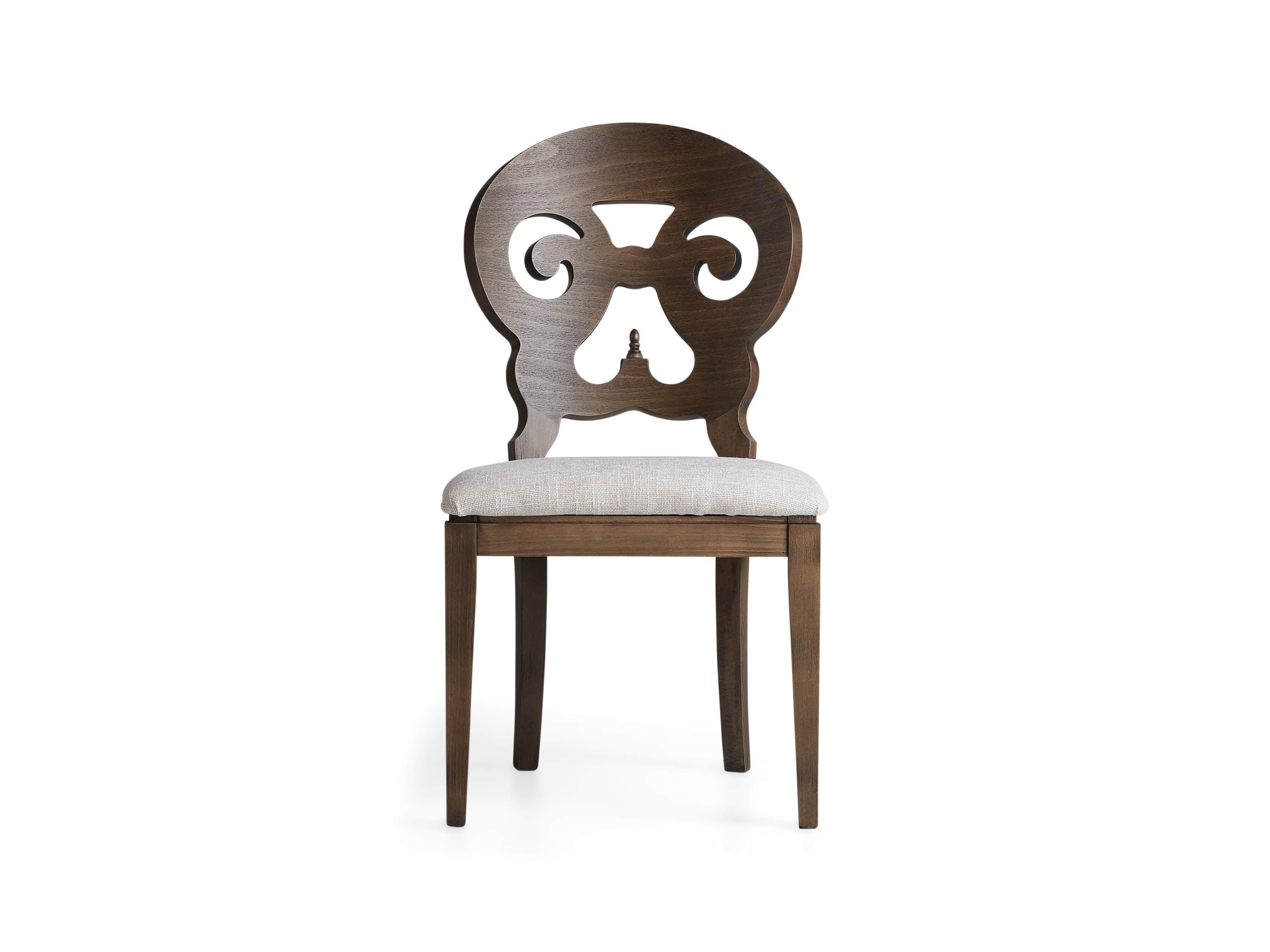 Jordan 21" Dining Side Chair Upholstered in Cinder