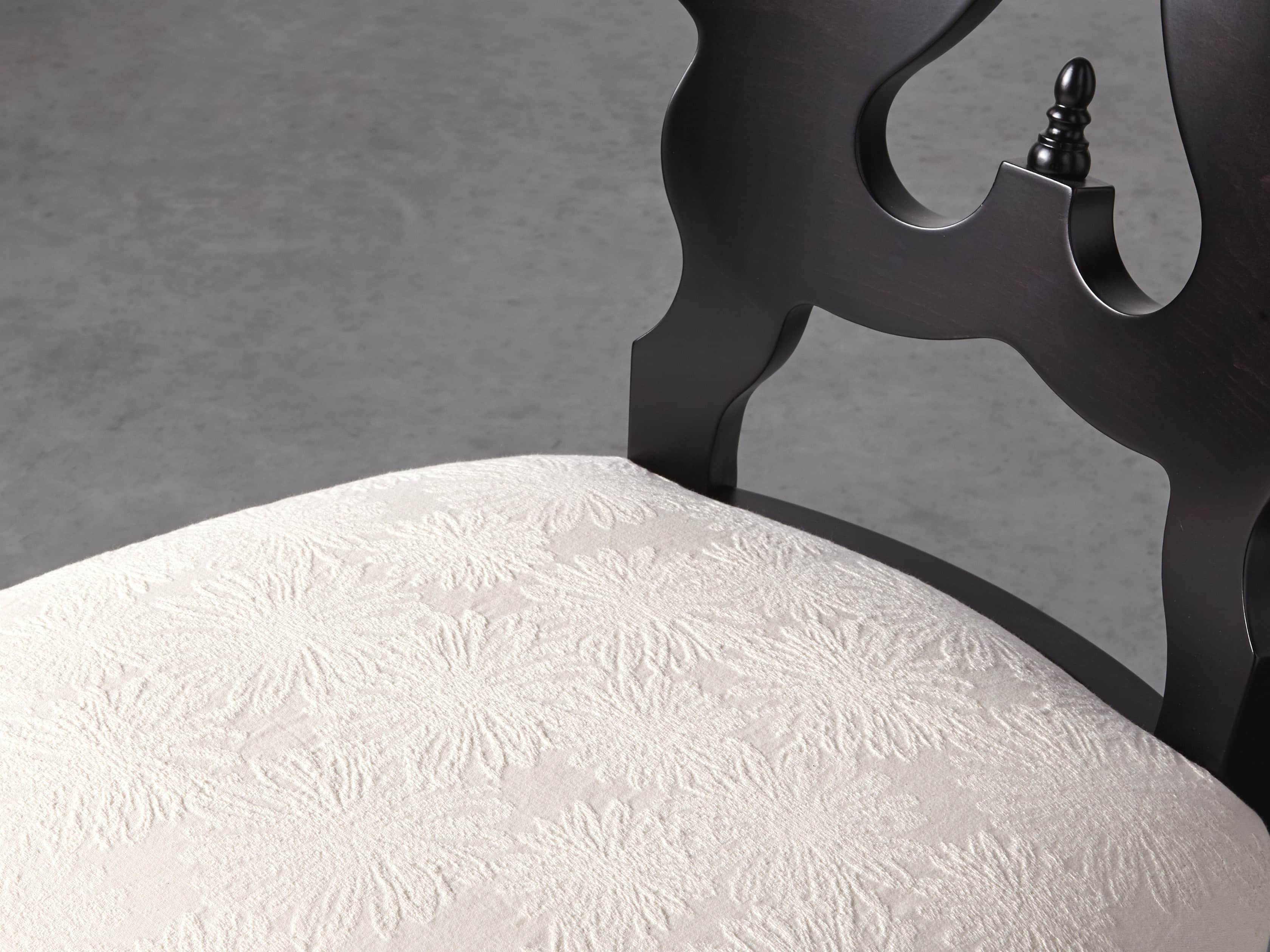 Jordan 21" Dining Side Chair with Upholstered Seat in Midnight
