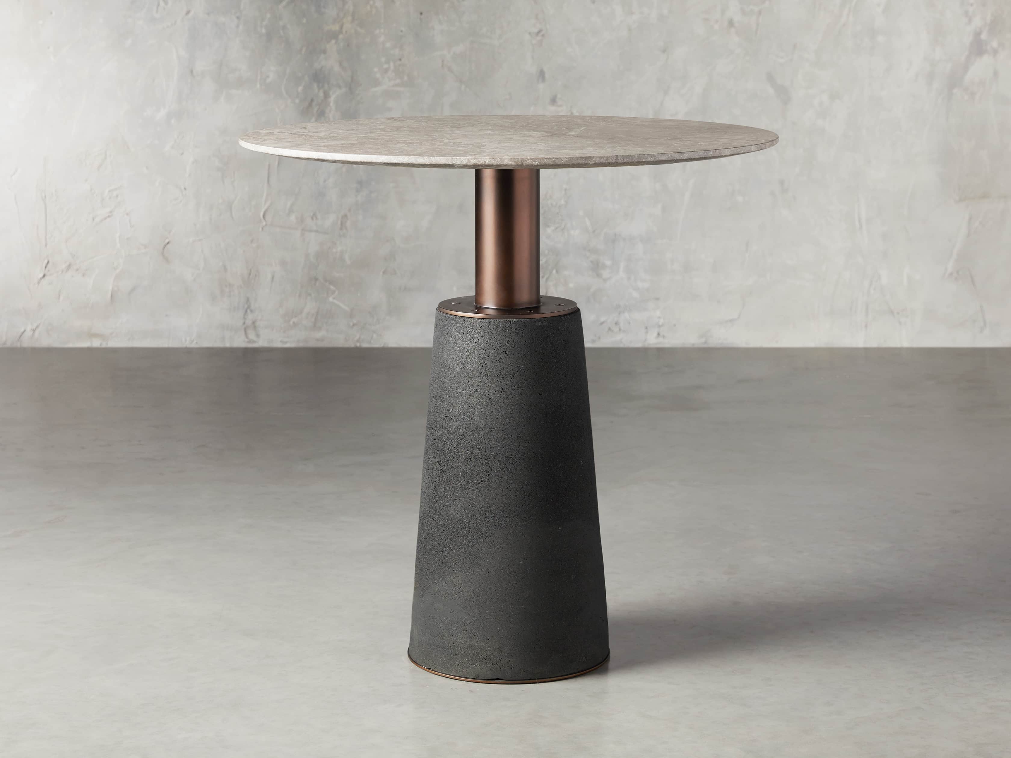 Kamilah 36" Marble Top Counter Table, slide 1 of 5