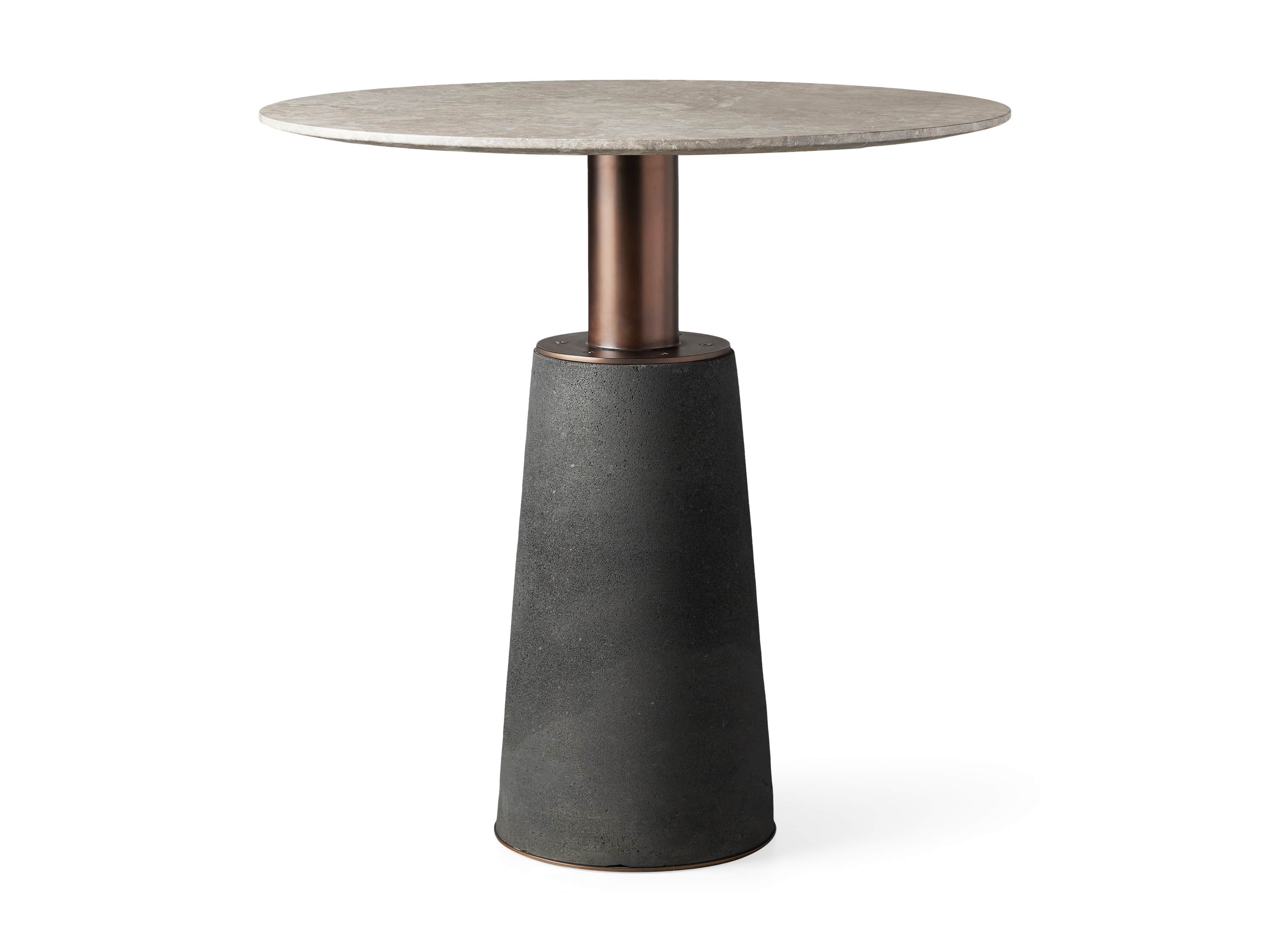 Kamilah 36" Marble Top Counter Table, slide 5 of 5