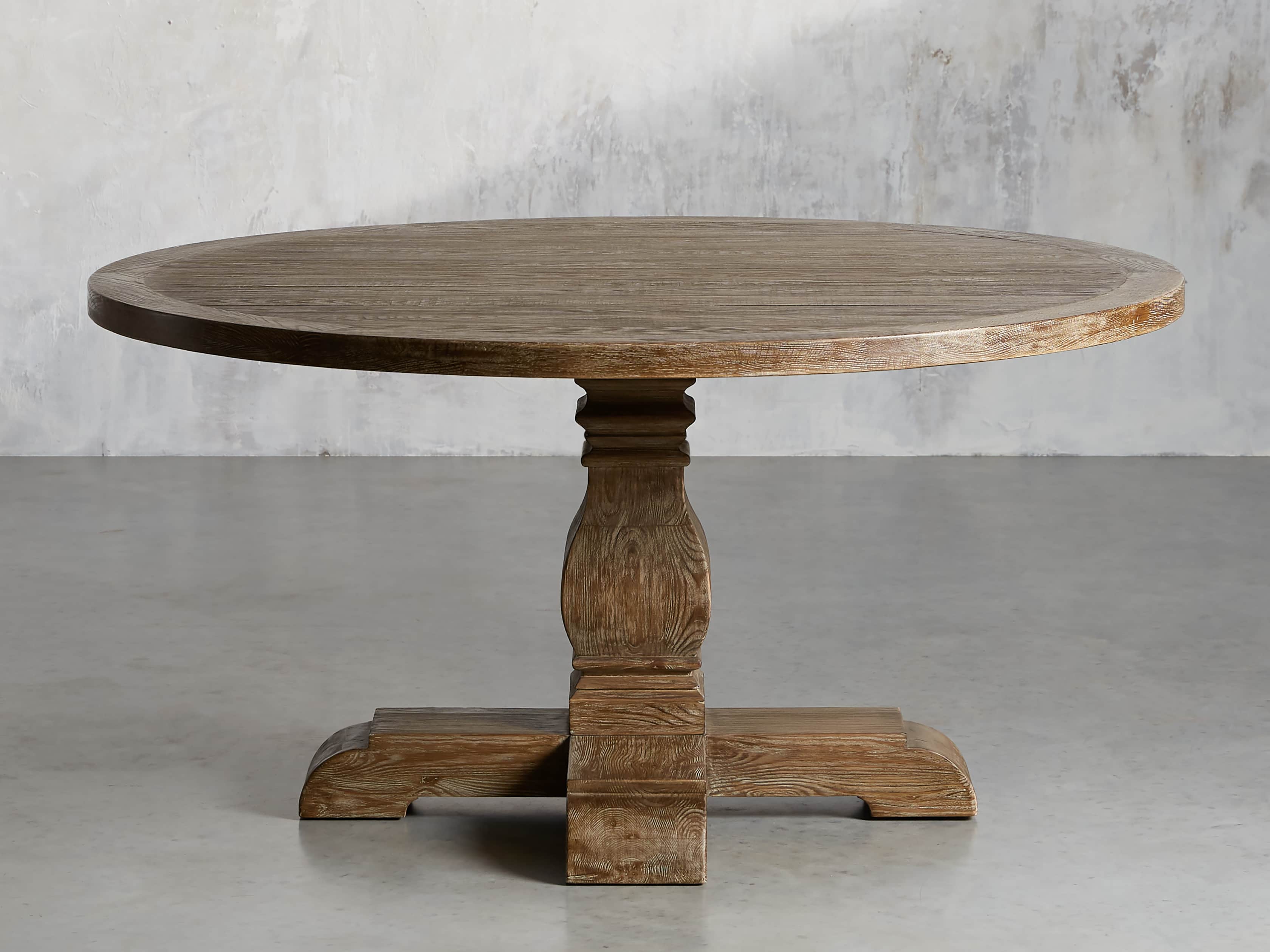 Kensington 48" Round Dining Table in Benedict Brown