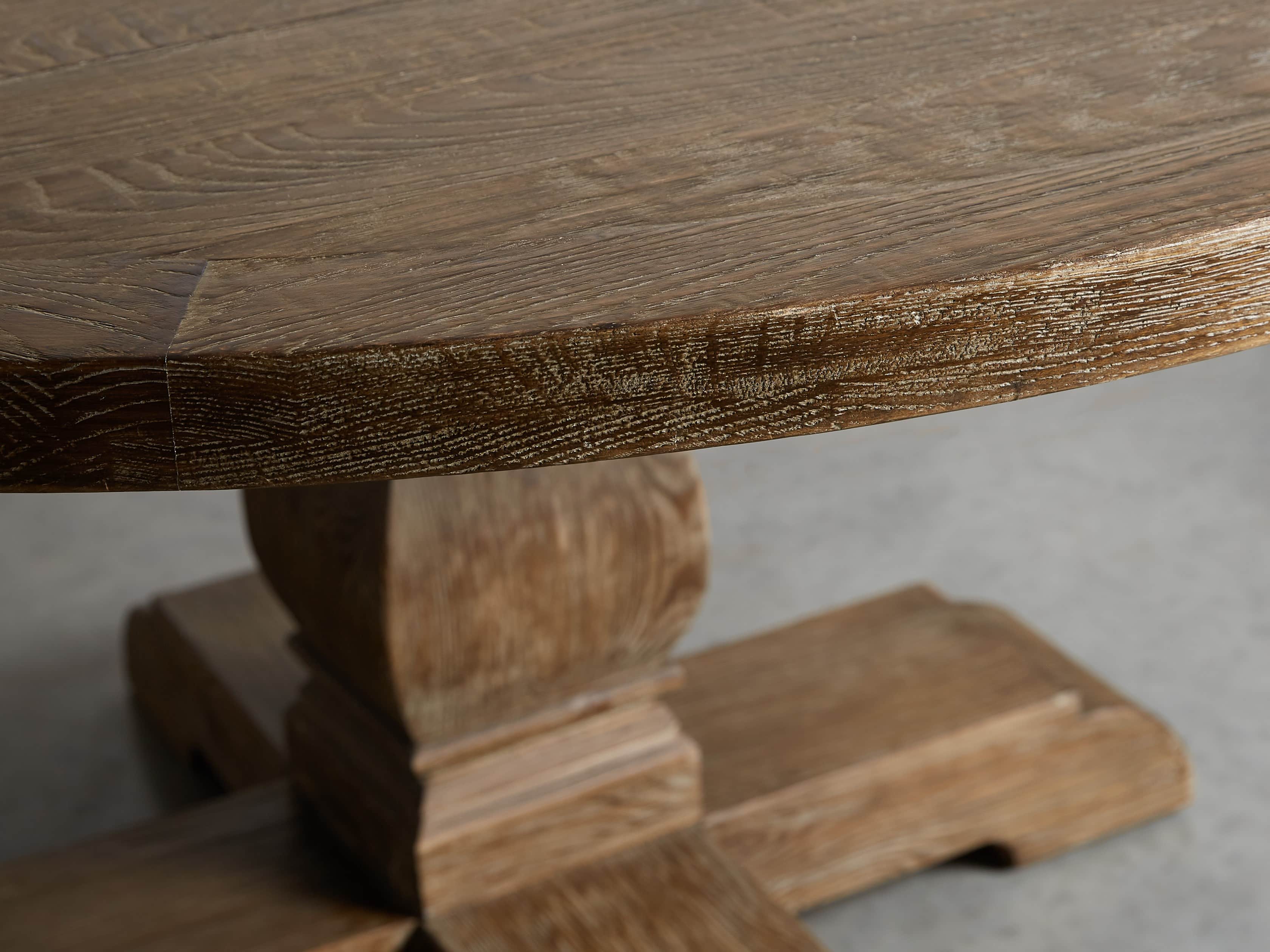 Kensington 48" Round Dining Table in Benedict Brown