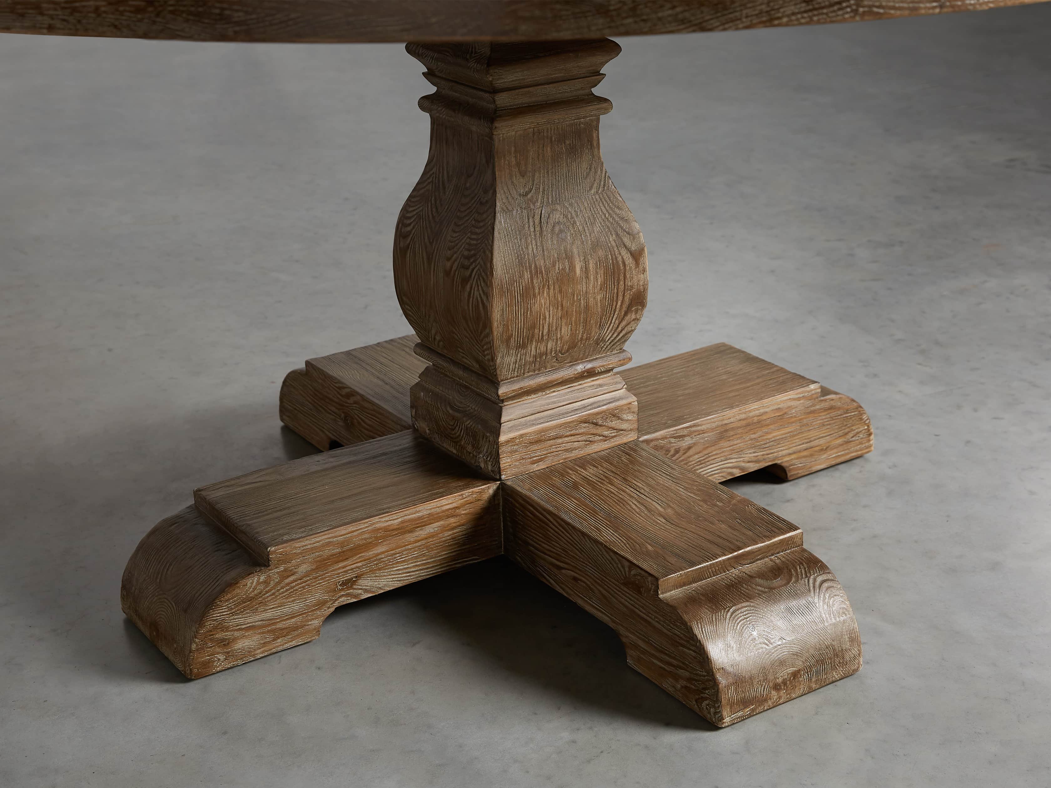 Kensington 48" Round Dining Table in Benedict Brown