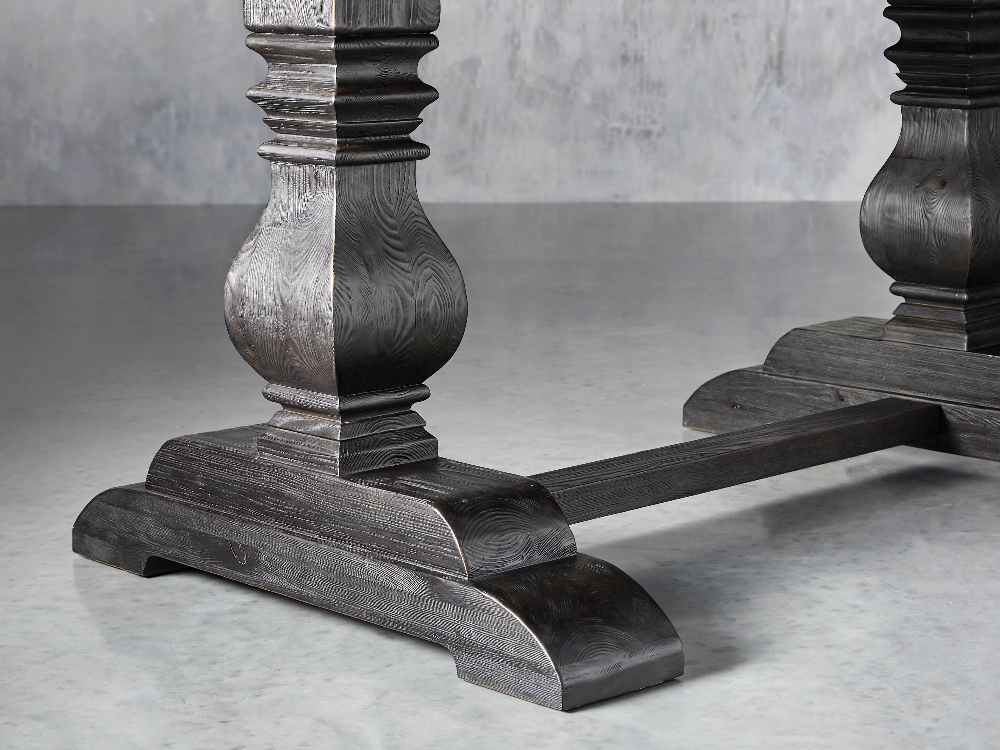 Kensington 72" Extension Dining Table in Dark Ebony