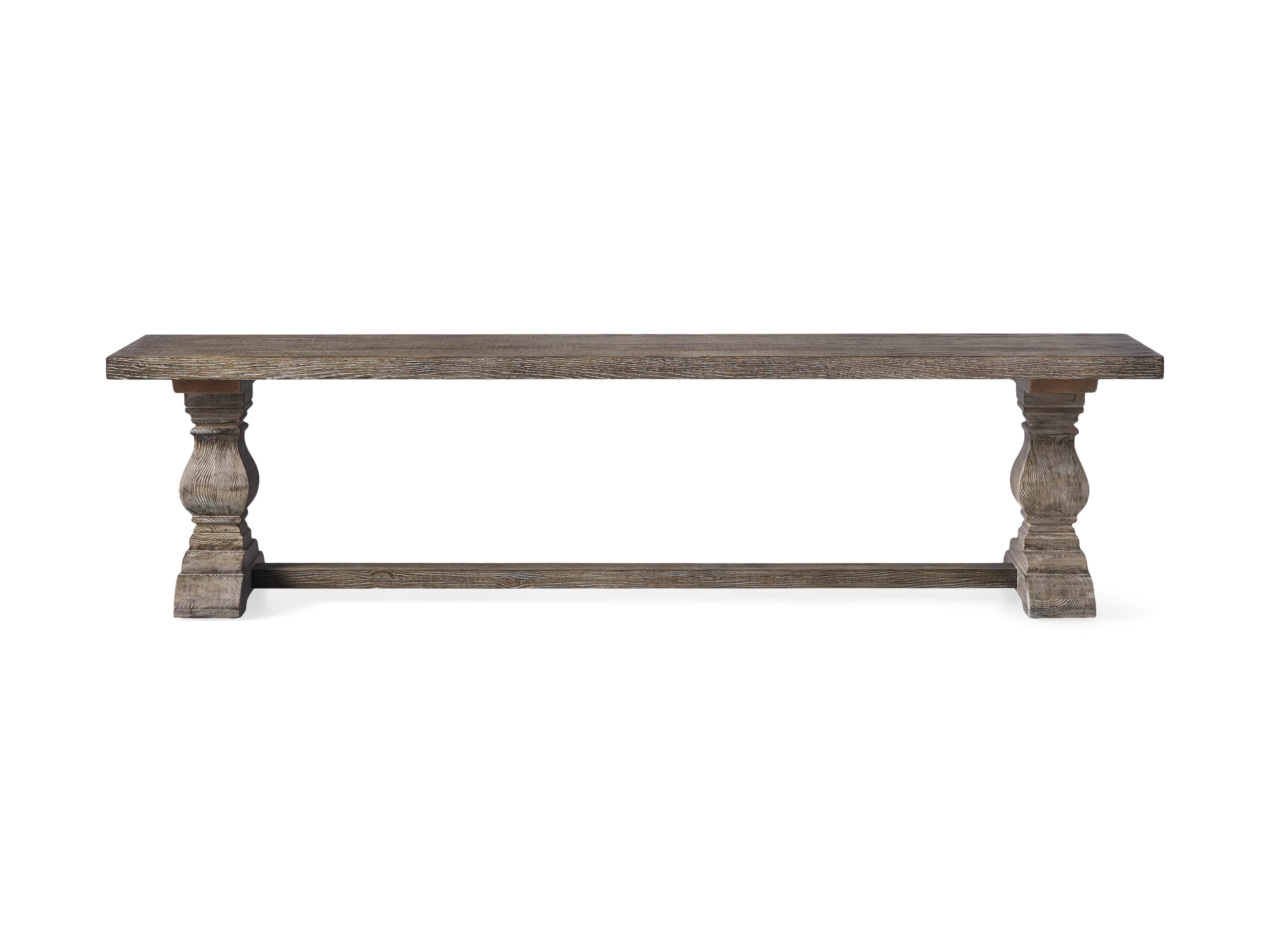 Kensington 72" Backless Bench In Earl Grey, slide 4 of 4