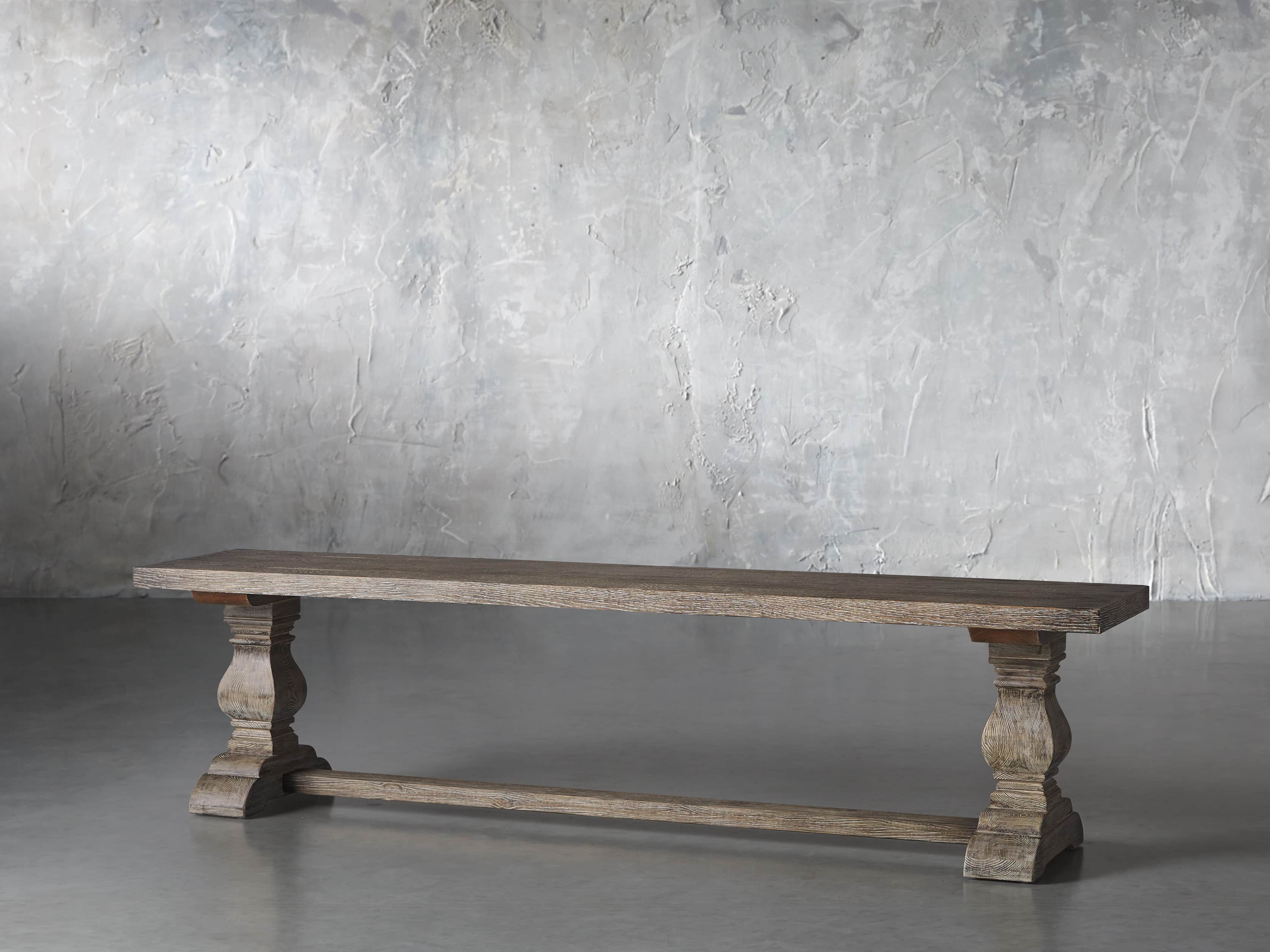 Kensington 72" Backless Bench In Earl Grey, slide 2 of 4