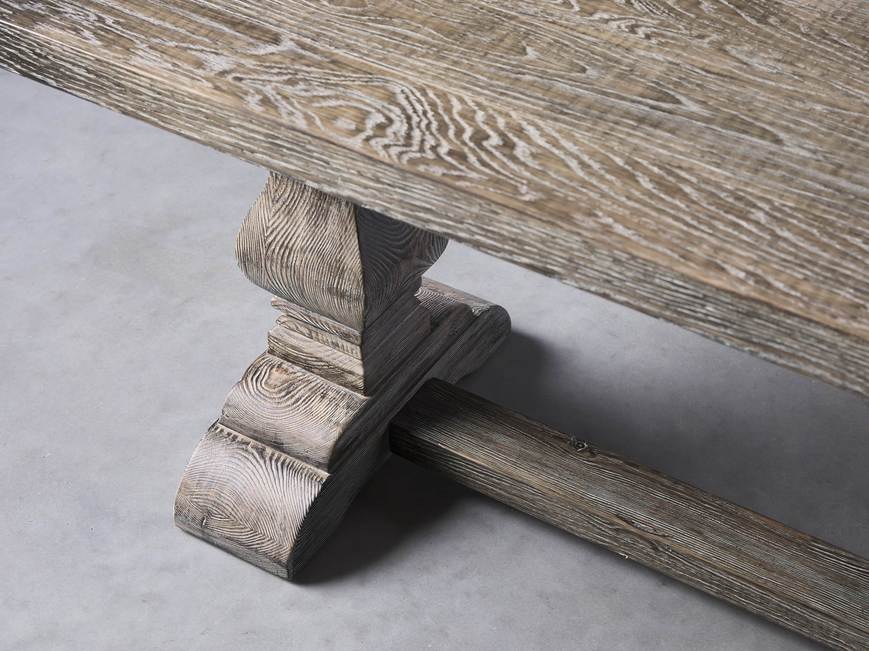 Kensington 72" Backless Bench In Earl Grey, slide 3 of 4