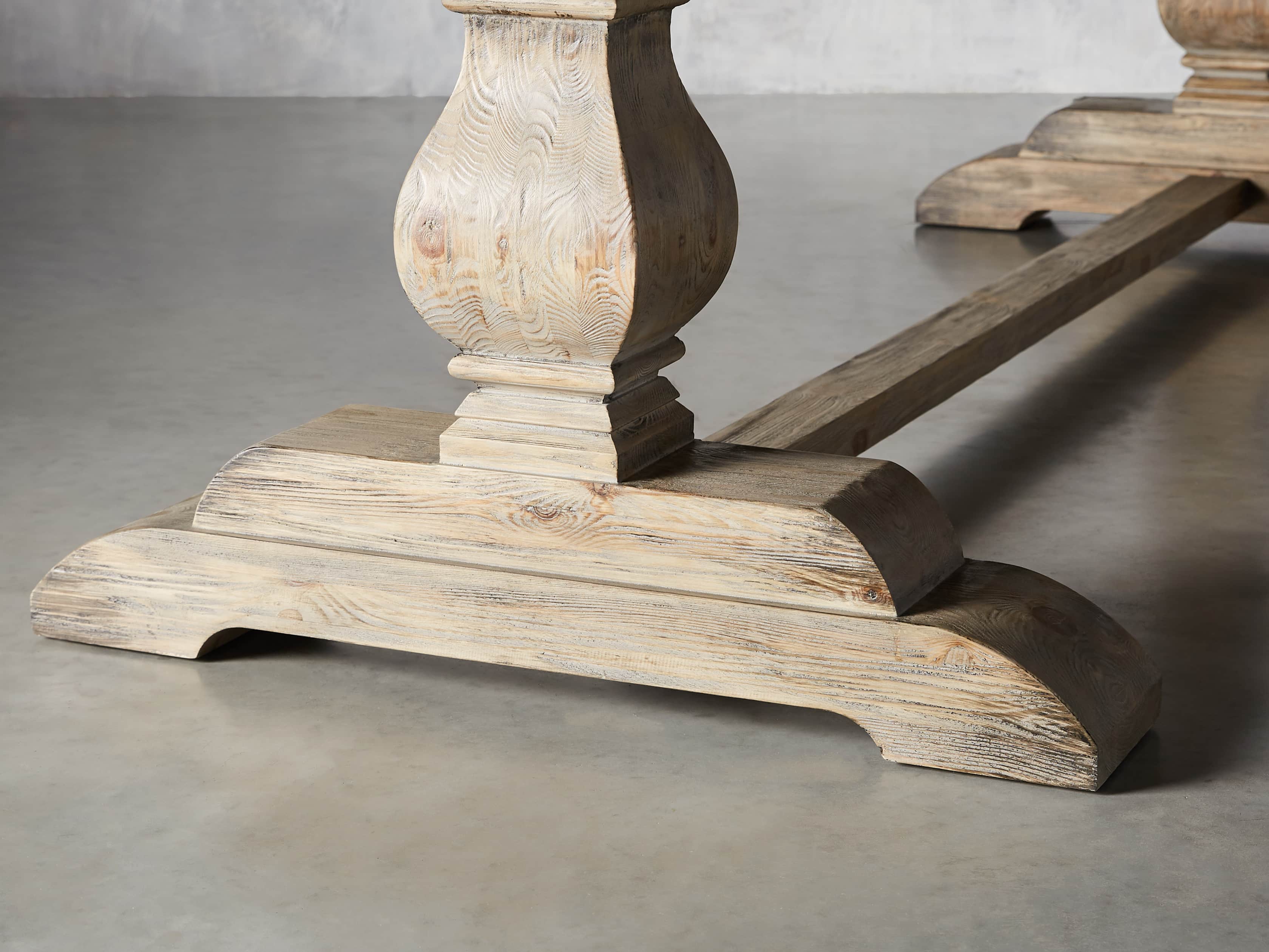 Kensington Oak 86" Extension Dining Table in Earl Grey, slide 7 of 14