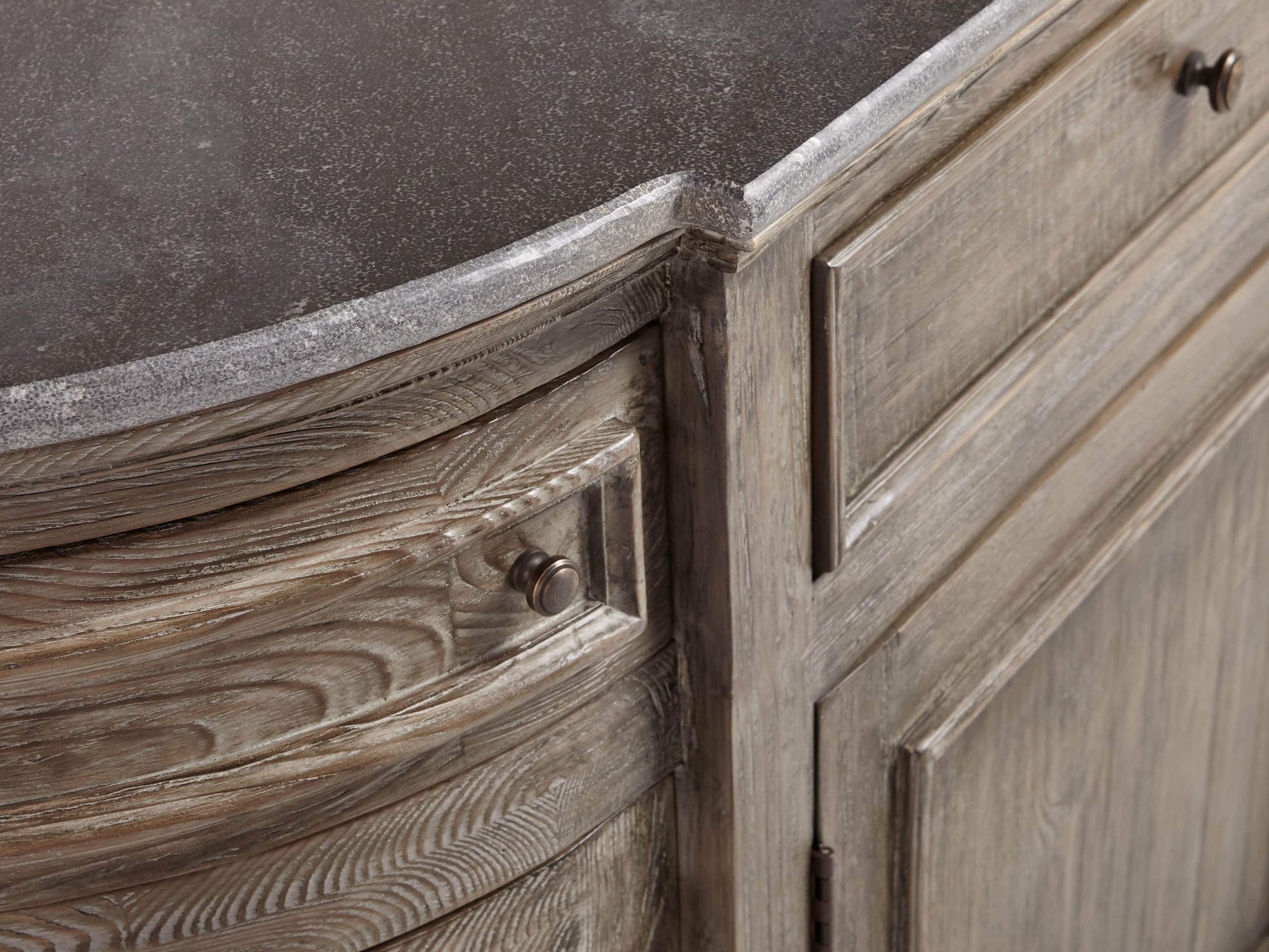 Kensington Buffet with Bluestone Top in Earl Grey