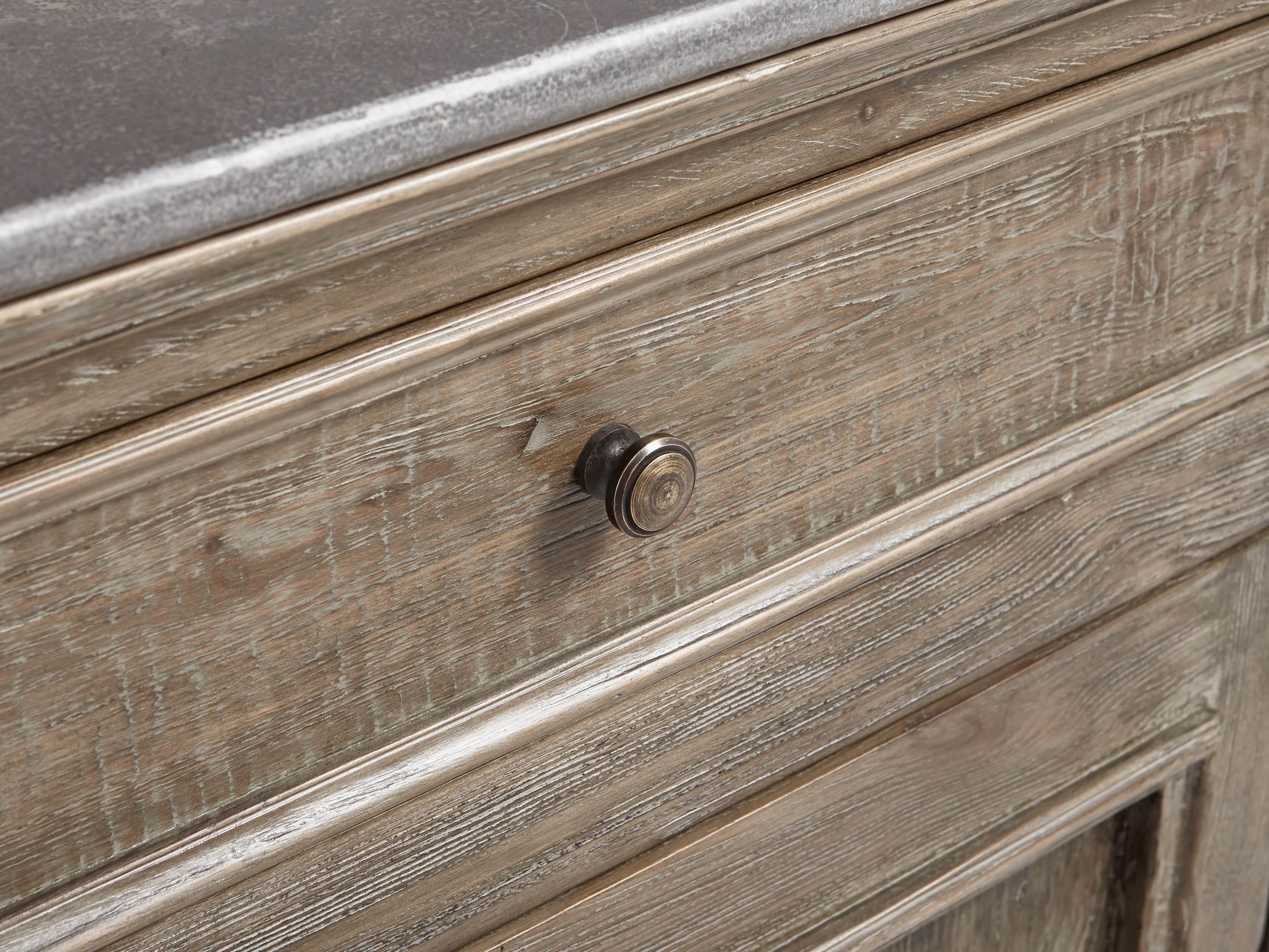 Kensington Buffet with Bluestone Top in Earl Grey