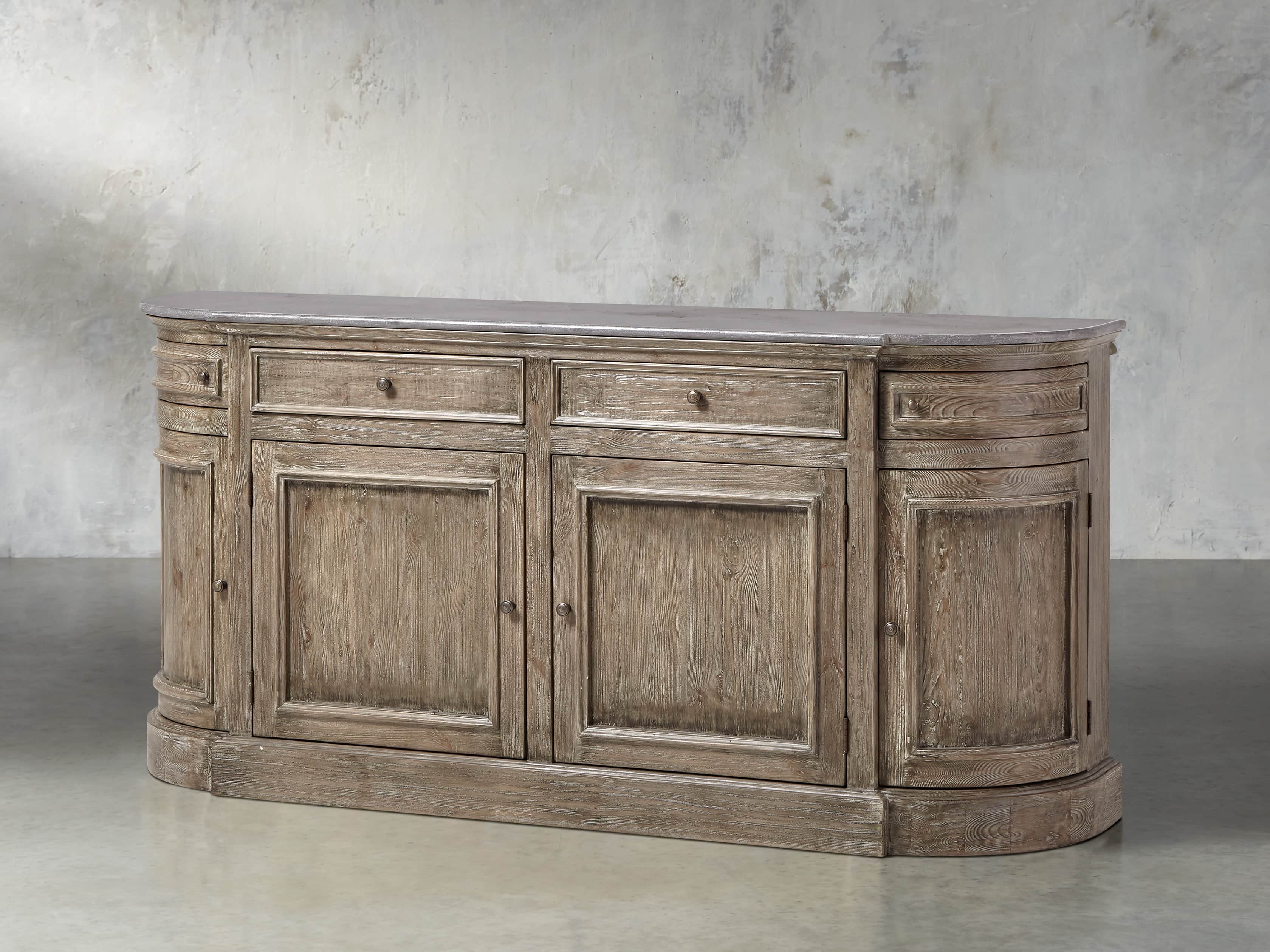 Kensington Buffet with Bluestone Top in Earl Grey