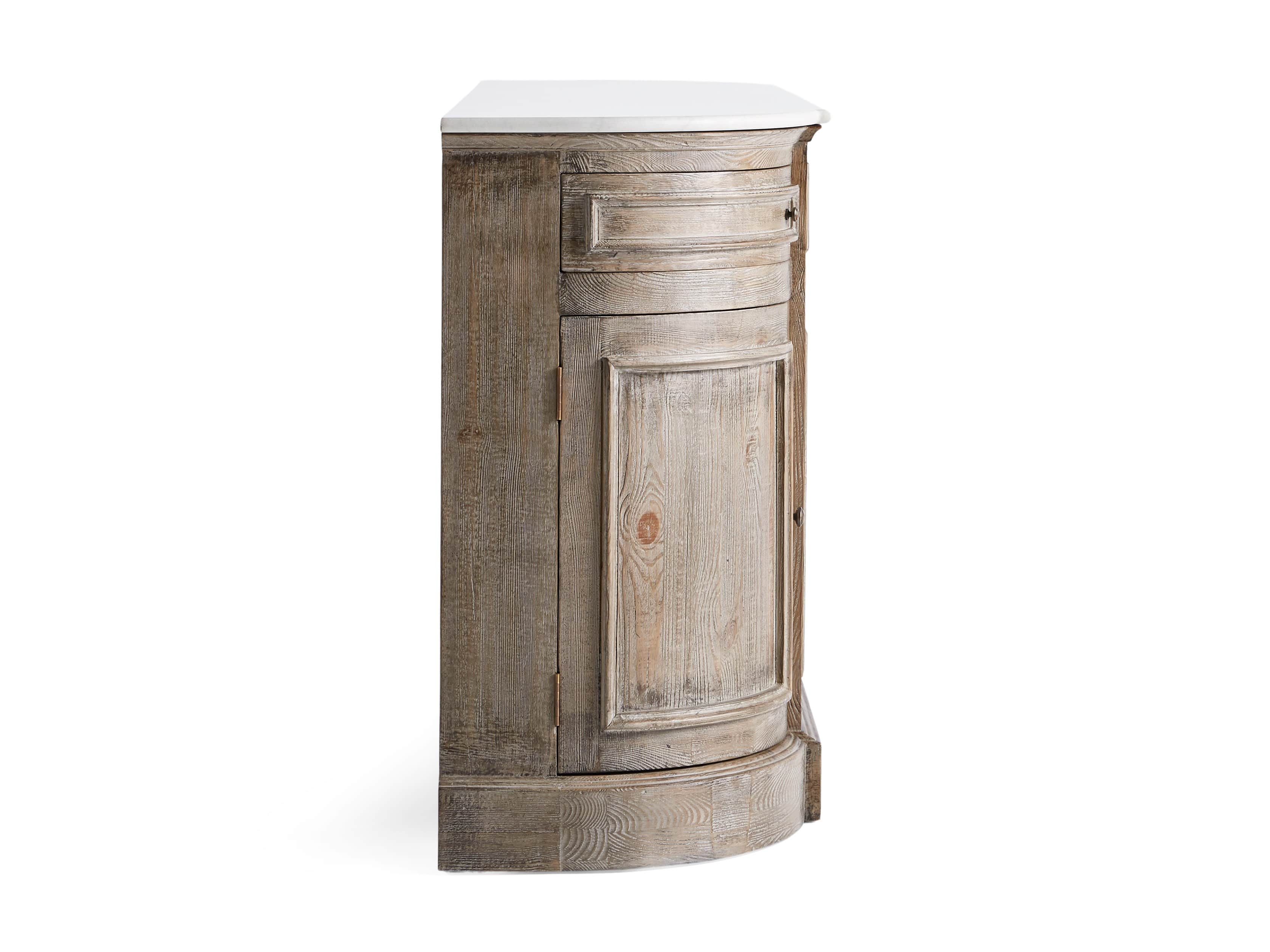 Kensington 75" Buffet with Marble Top in Earl Grey, slide 12 of 13