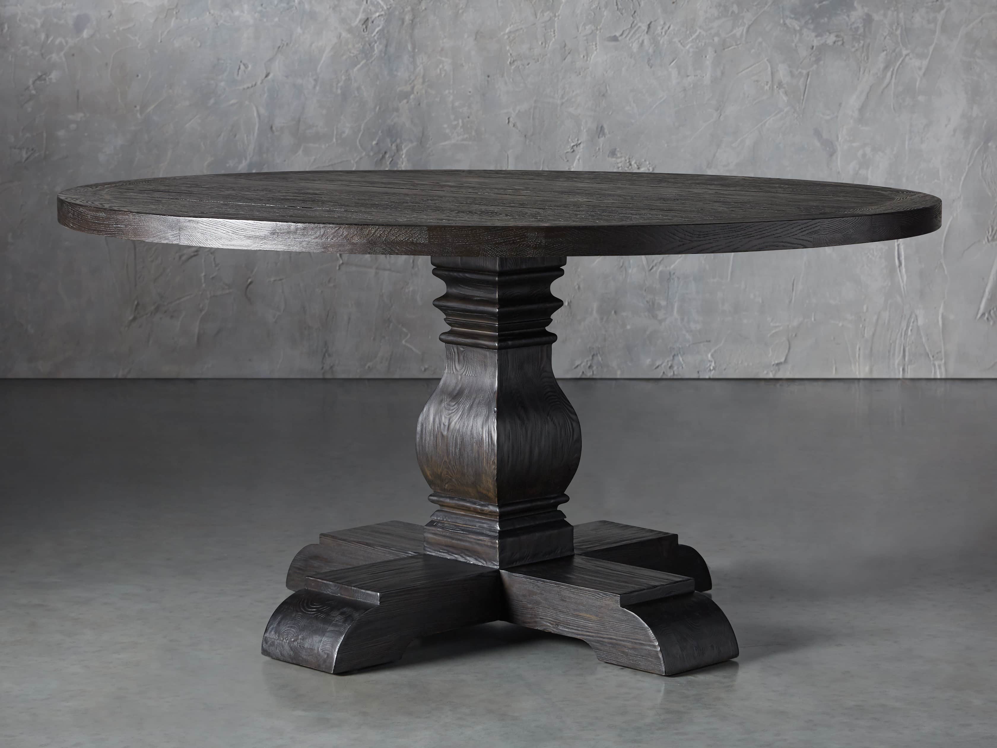 Kensington 54" Round Dining Table in Dark Ebony, slide 1 of 9