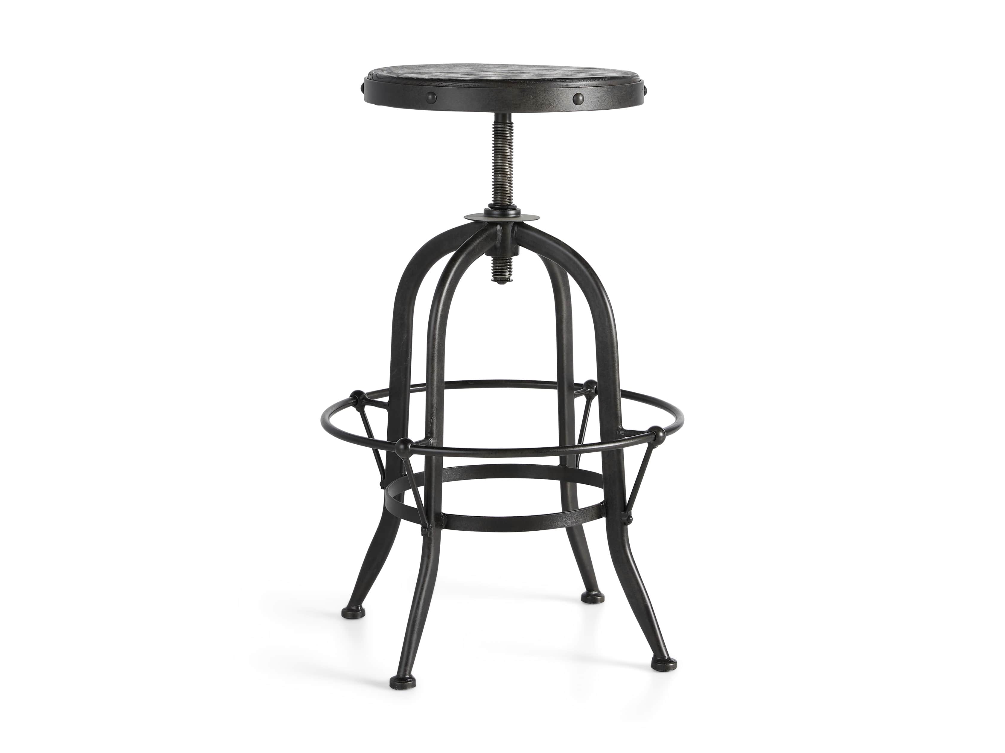 Kensington 20" Adjustable Stool in Ebony