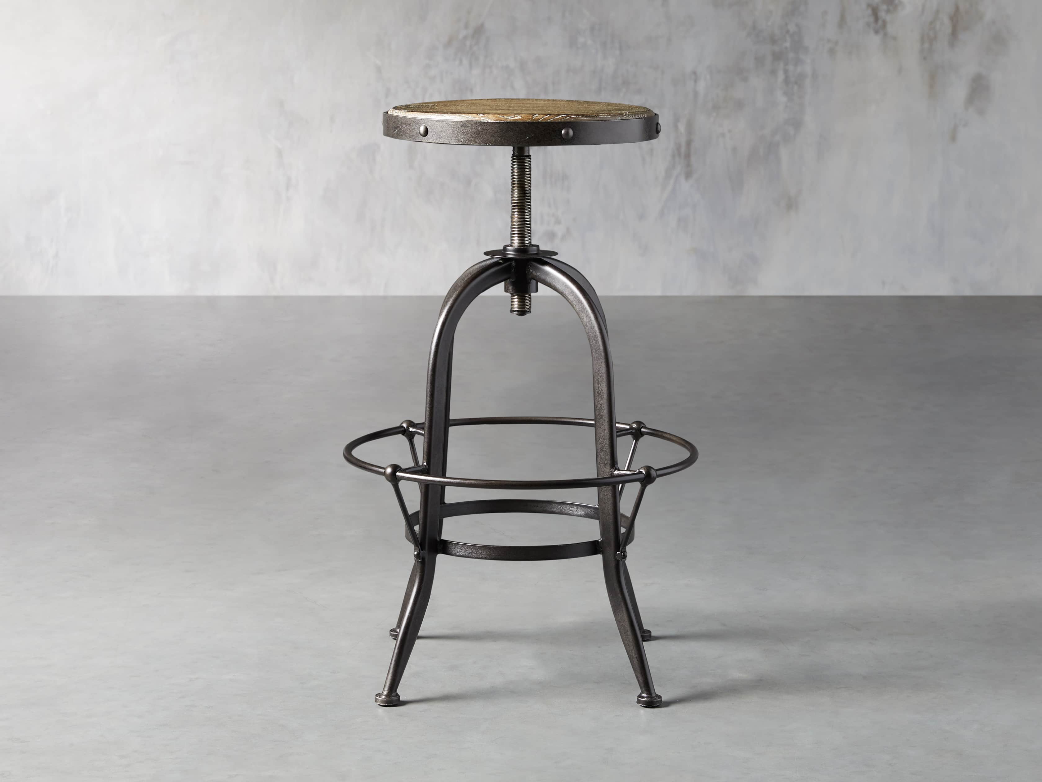 Kensington 20" Adjustable Stool in Earl Grey, slide 3 of 8