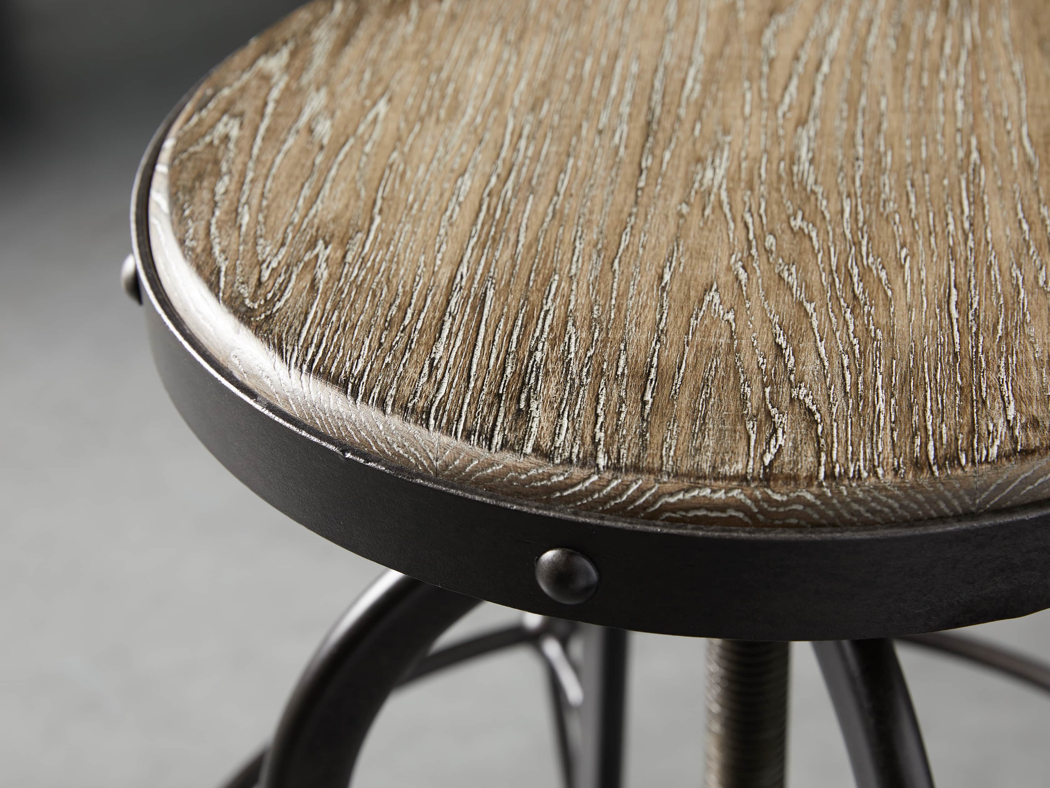 Kensington 20" Adjustable Stool in Earl Grey, slide 5 of 8