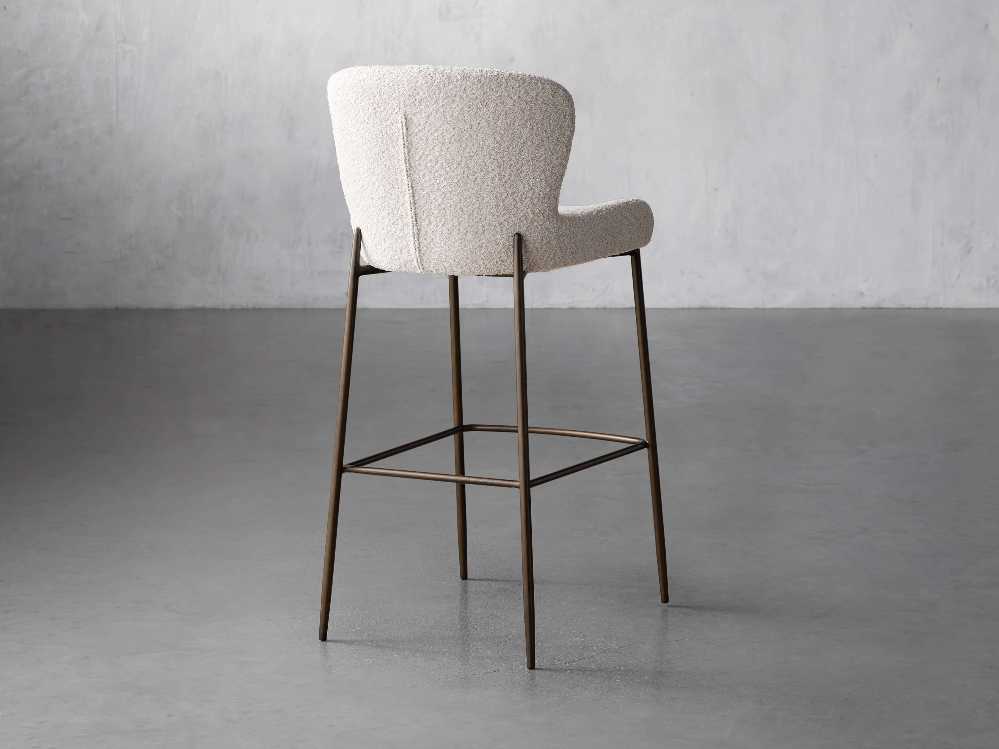 Kirsten Stool in Jennie Linen