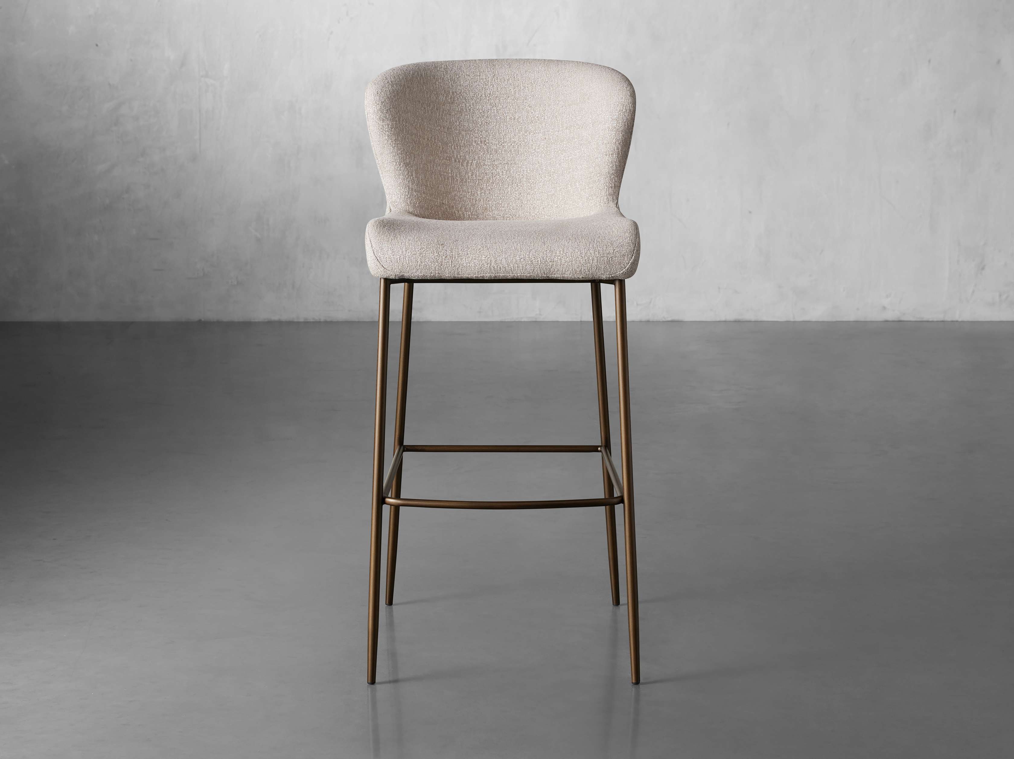 Kirsten Stool in Nona Linen